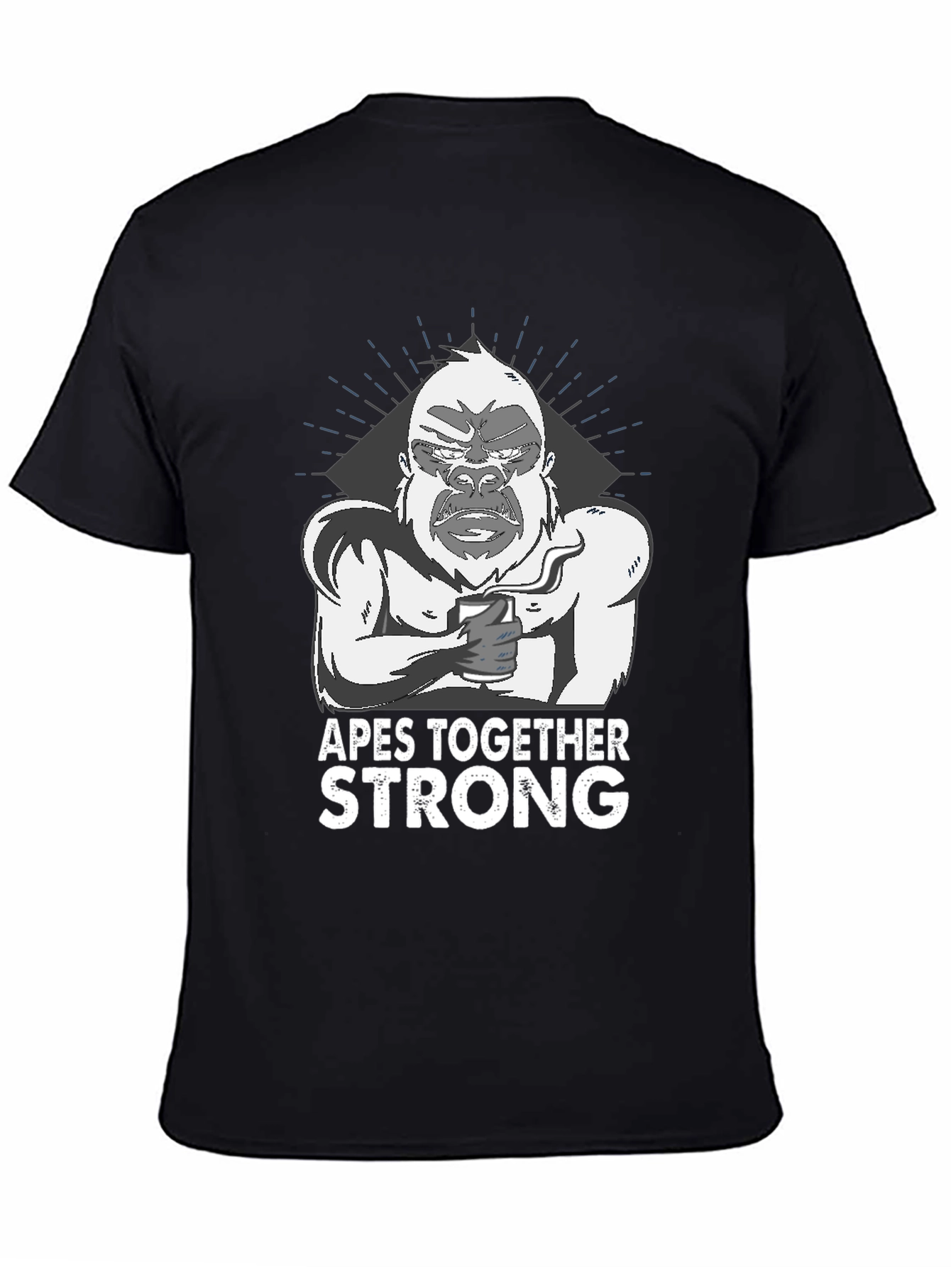 Apes Together Strong Graphic Tee - Black