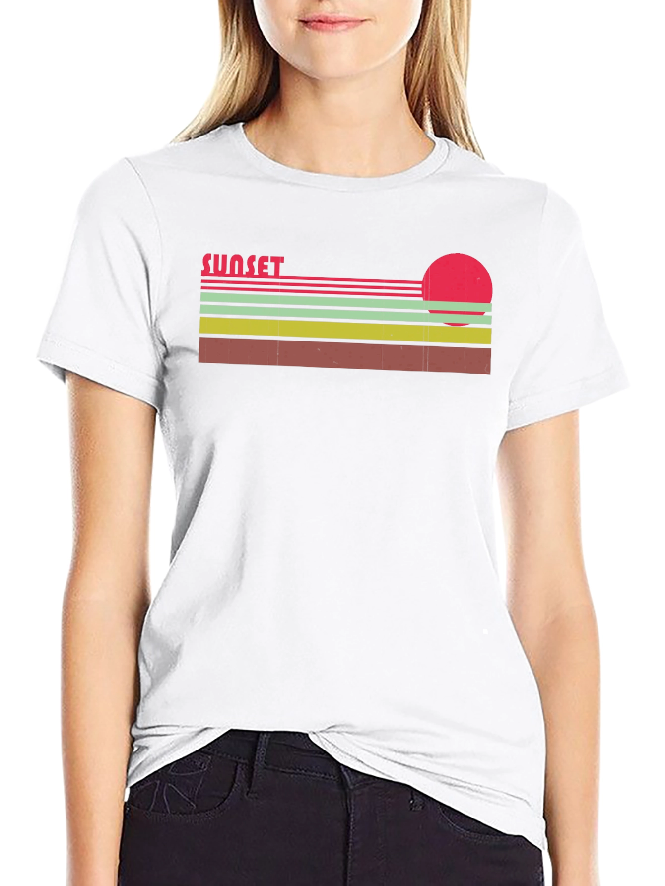 Retro Sunset Graphic T-Shirt - Classic Style