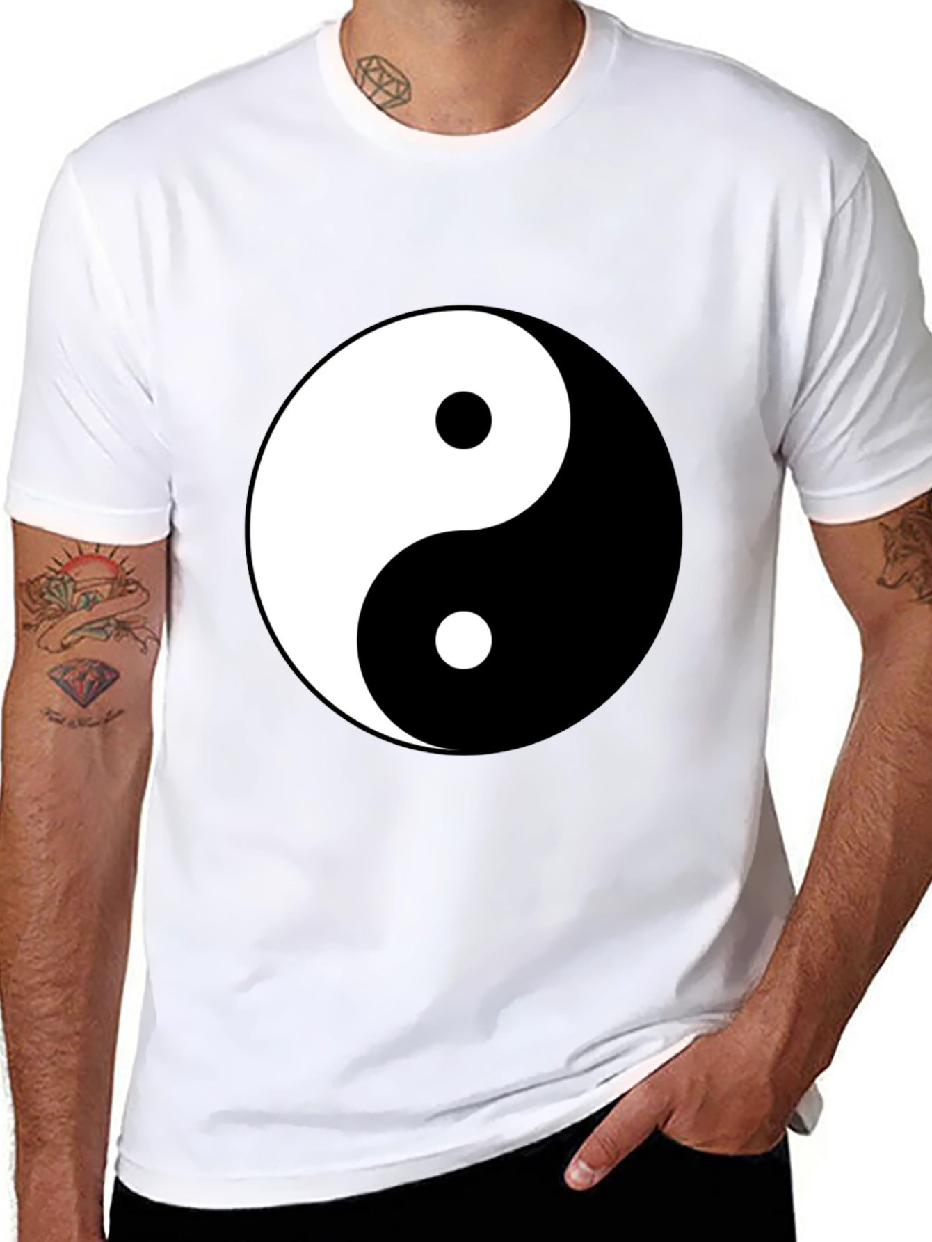 Yin Yang Graphic Tee - Balance & Style