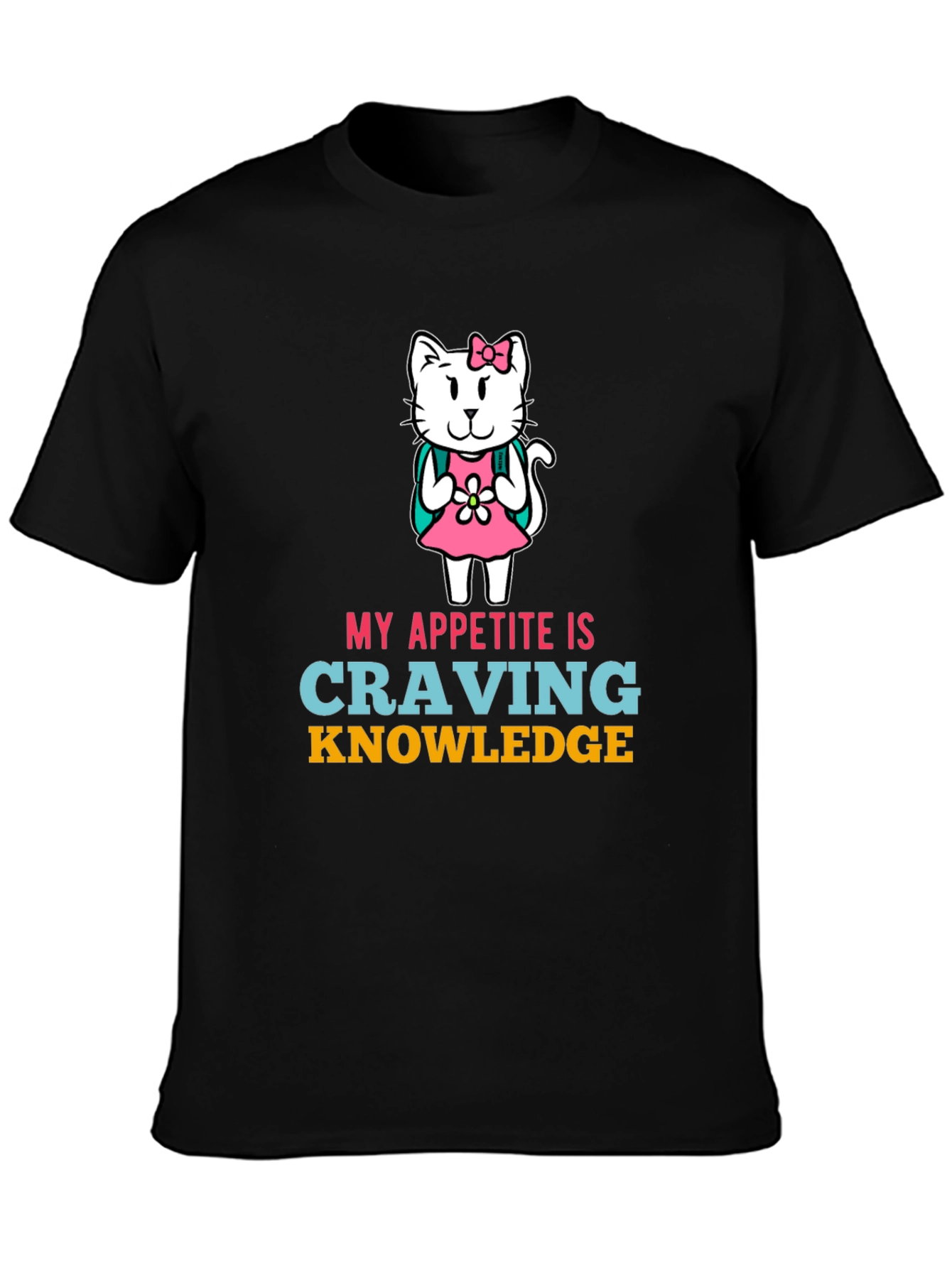 Craving Knowledge Cat T-Shirt