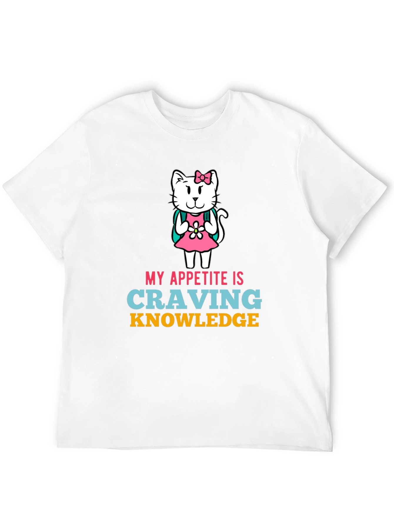 Craving Knowledge Cat T-Shirt