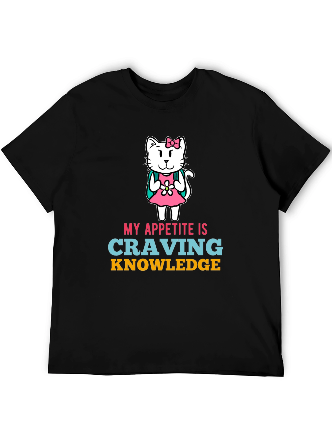 Craving Knowledge Cat T-Shirt