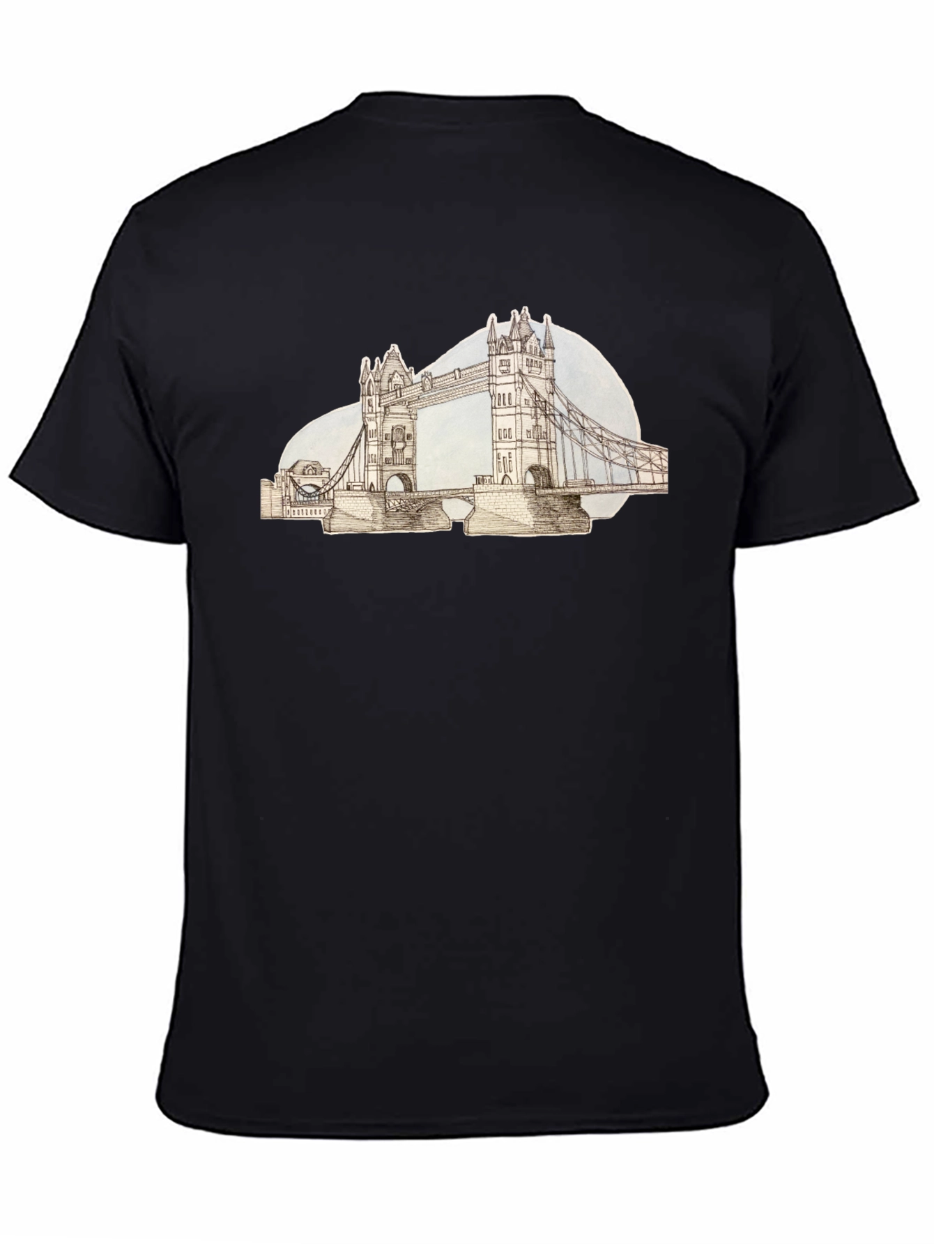 London Bridge Graphic Tee - Black