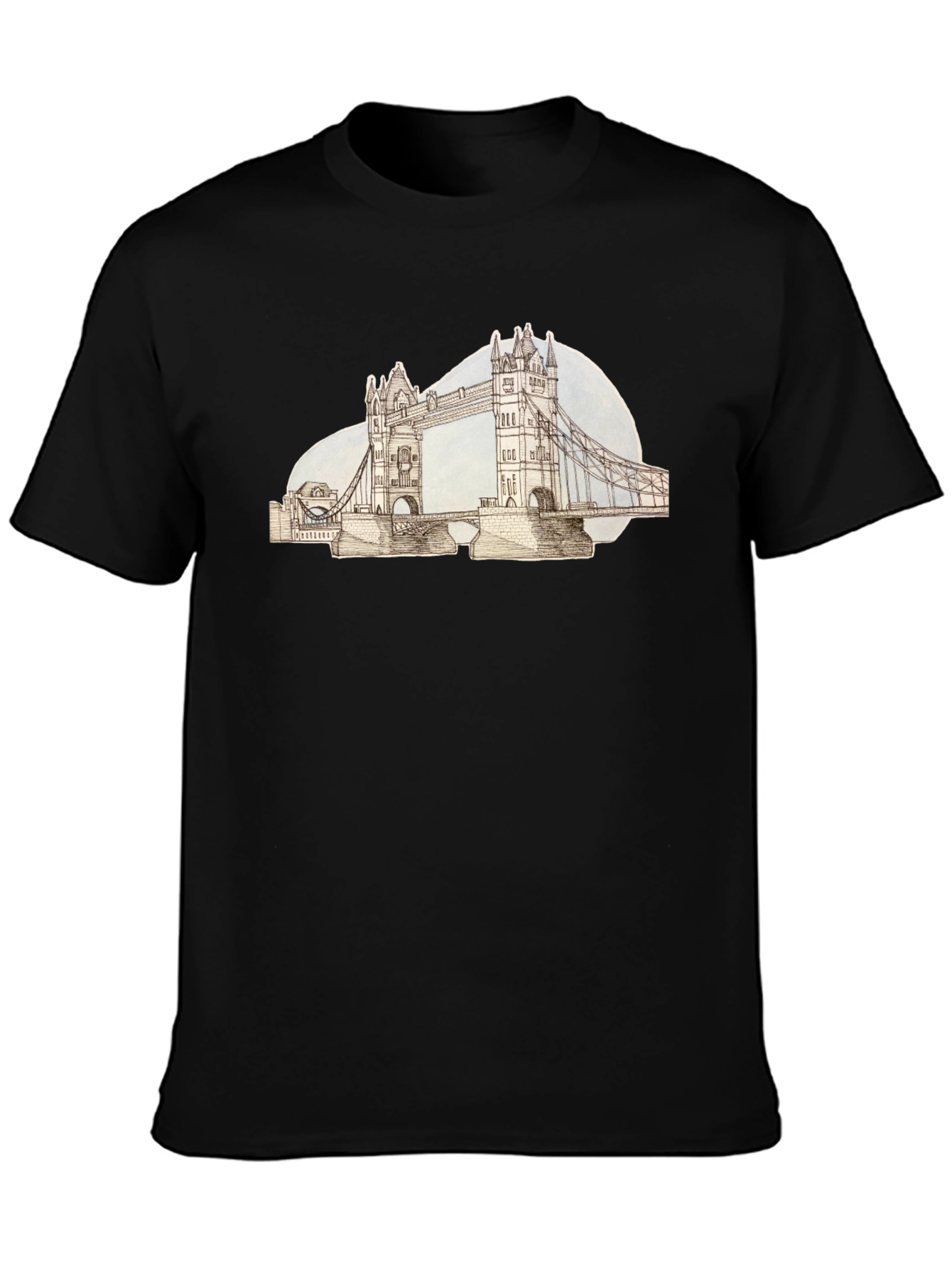 London Bridge Graphic Tee - Black