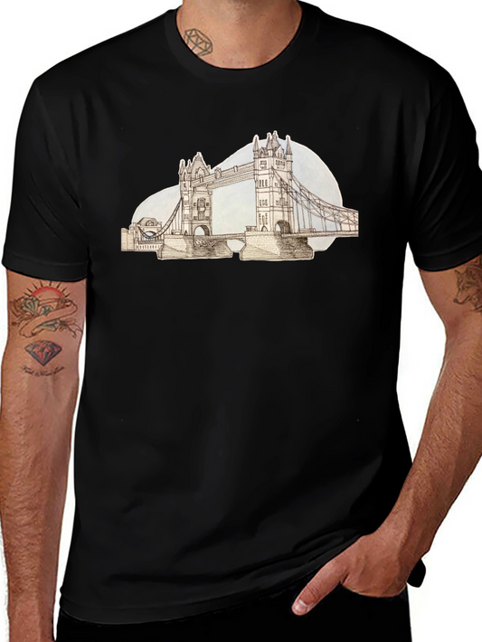 London Bridge Graphic Tee - Black