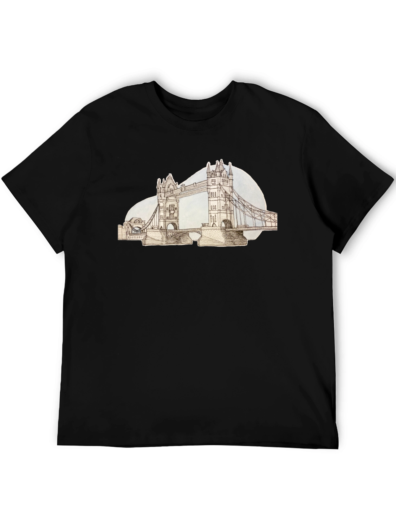 London Bridge Graphic Tee - Black