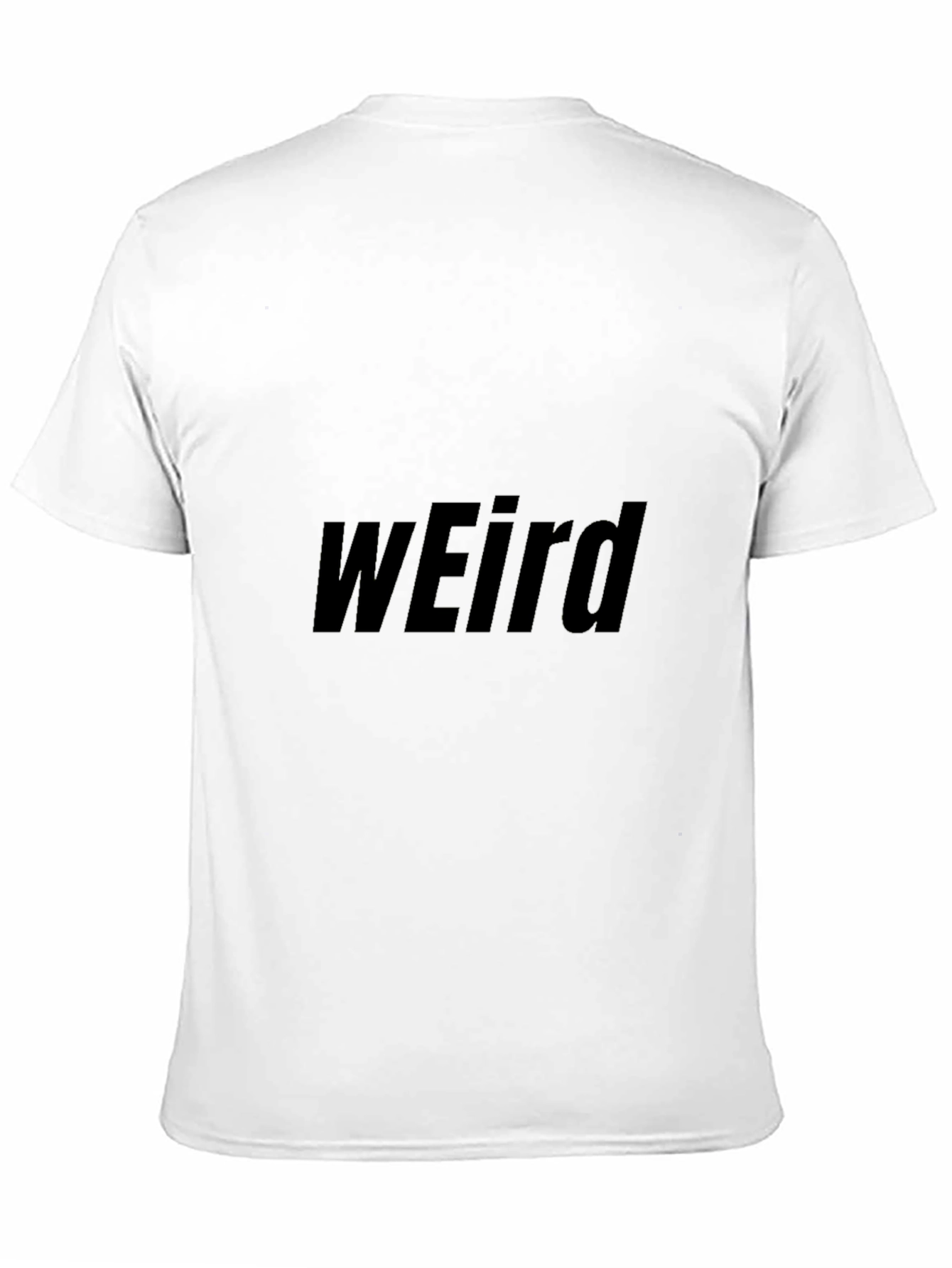 Weird Graphic Black T-Shirt - Casual Style