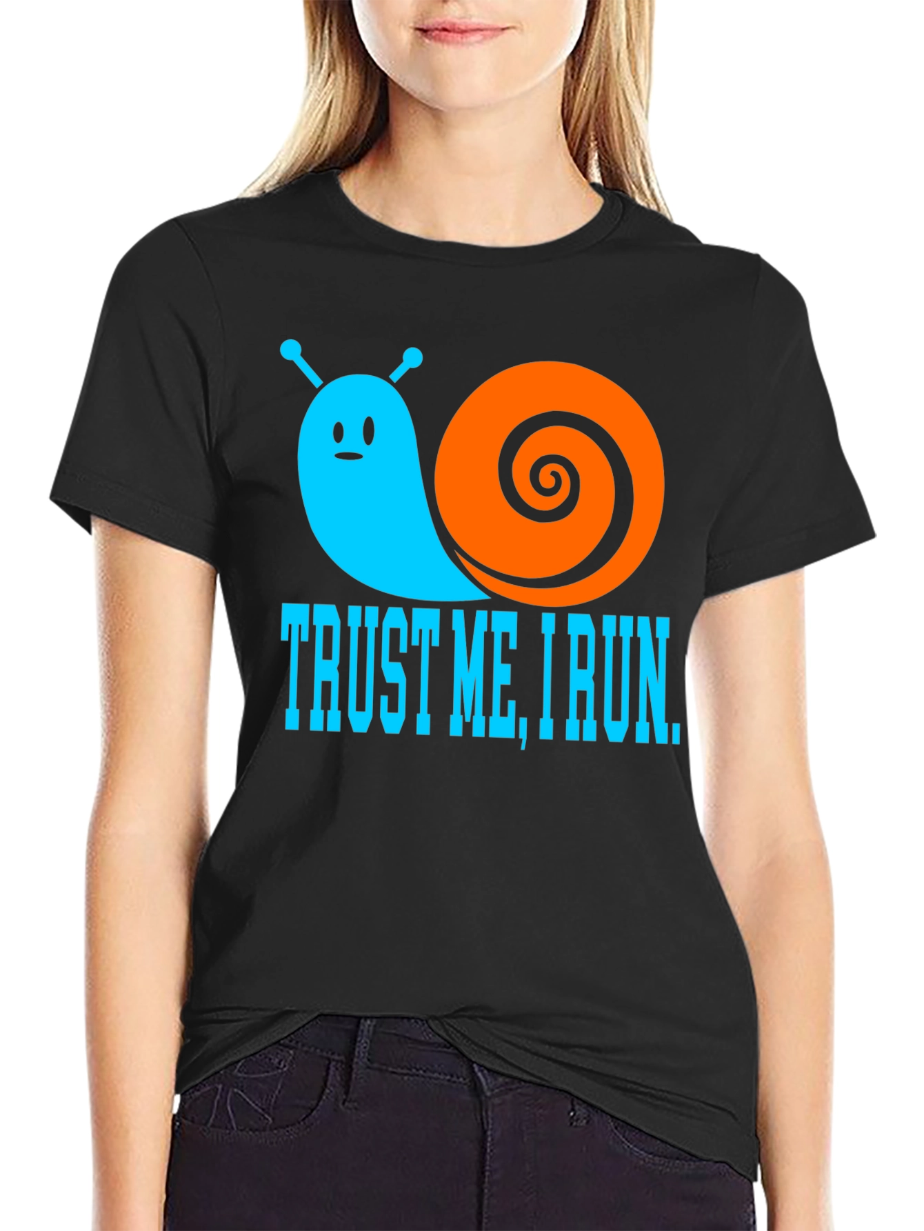 Trust Me I Run - Snail Graphic T-Shirt