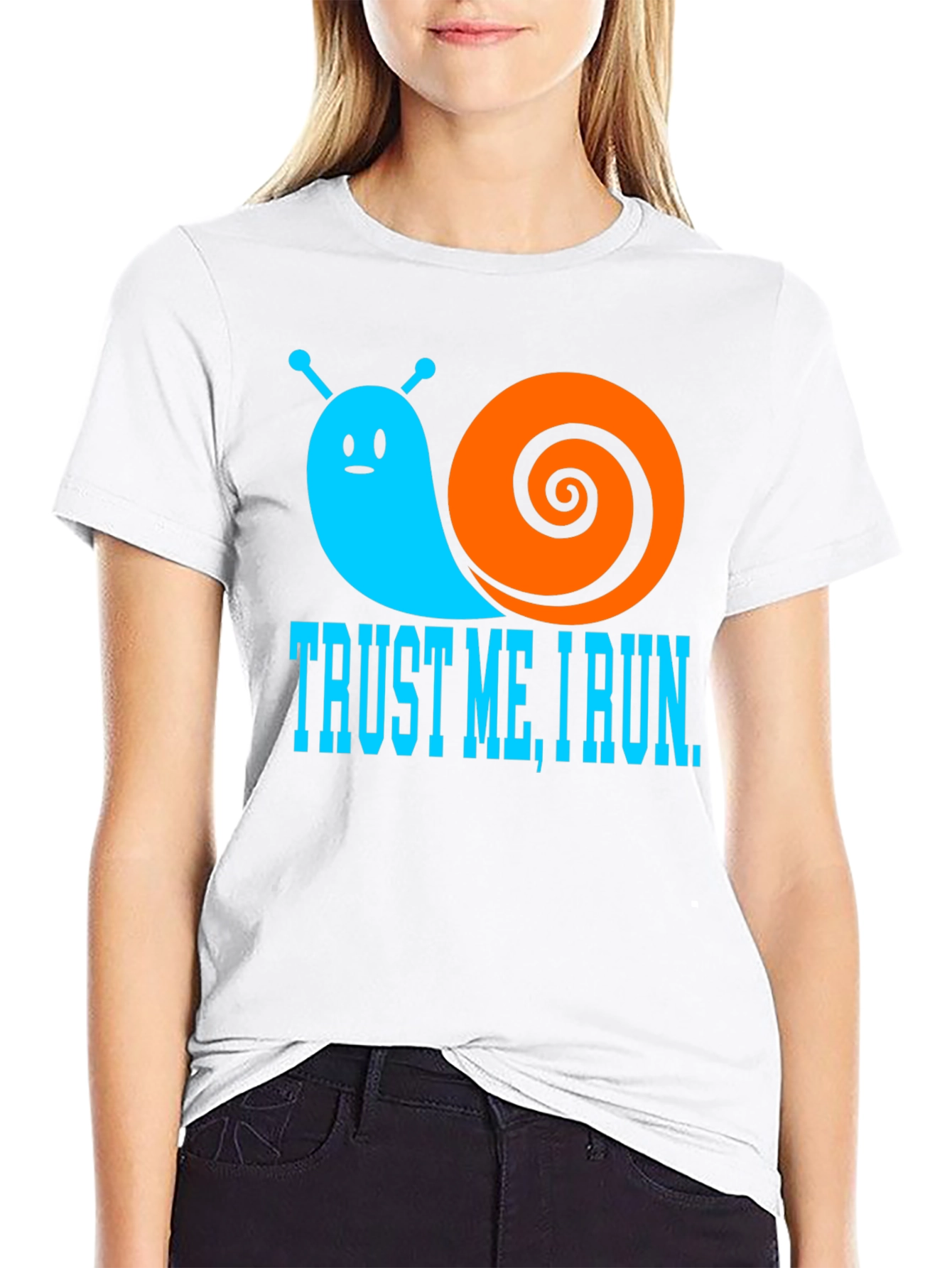Trust Me I Run - Snail Graphic T-Shirt