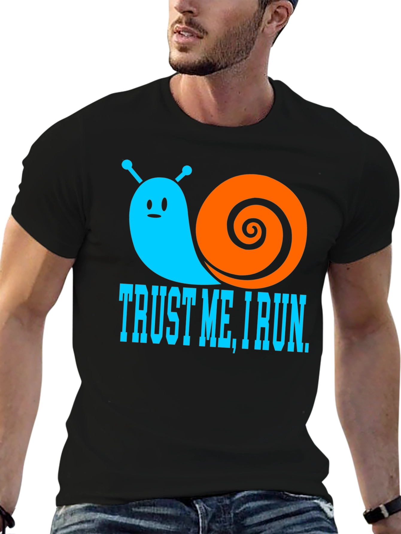 Trust Me I Run - Snail Graphic T-Shirt