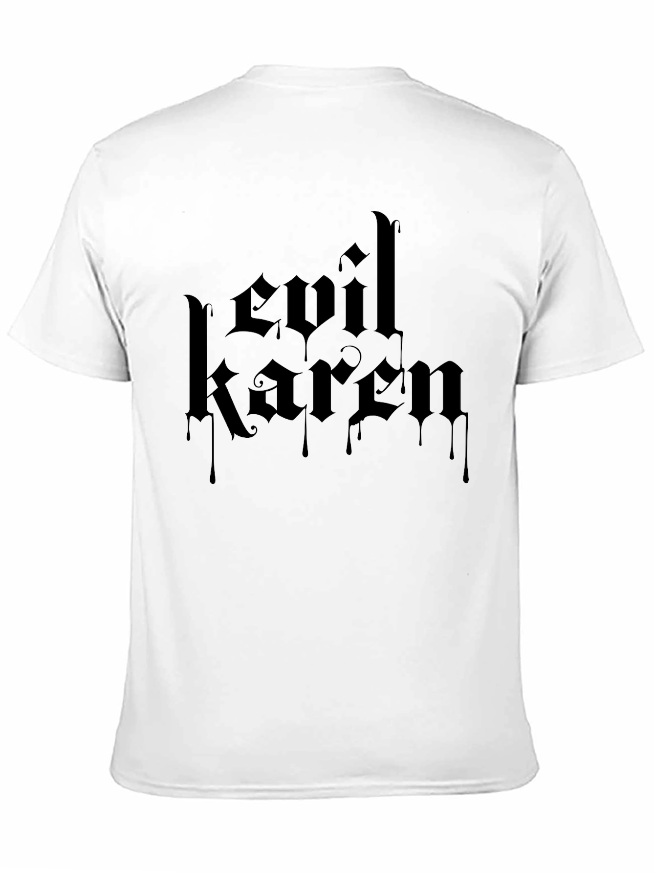 Evil Karen Black T-Shirt - Gothic Style