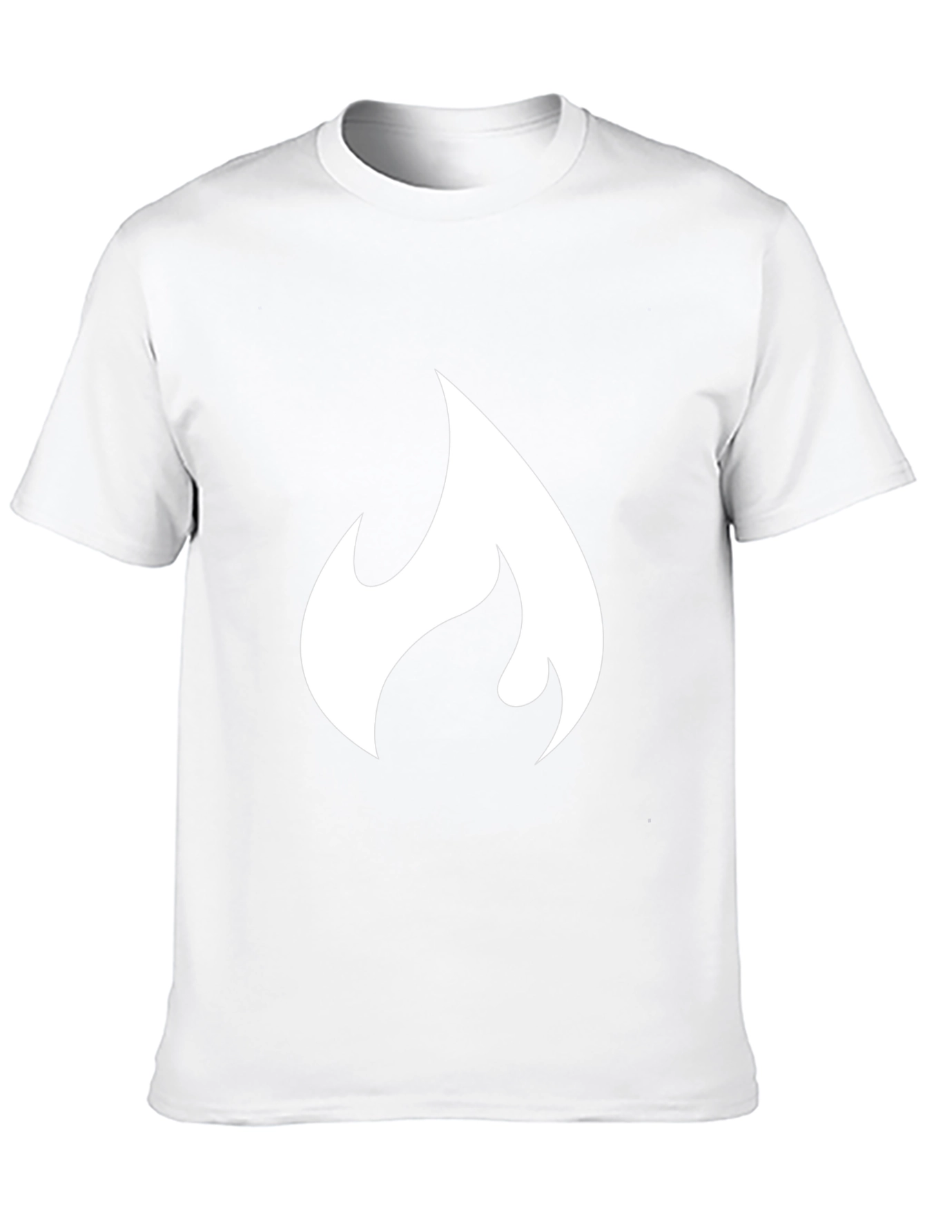 Flame Graphic Black T-Shirt