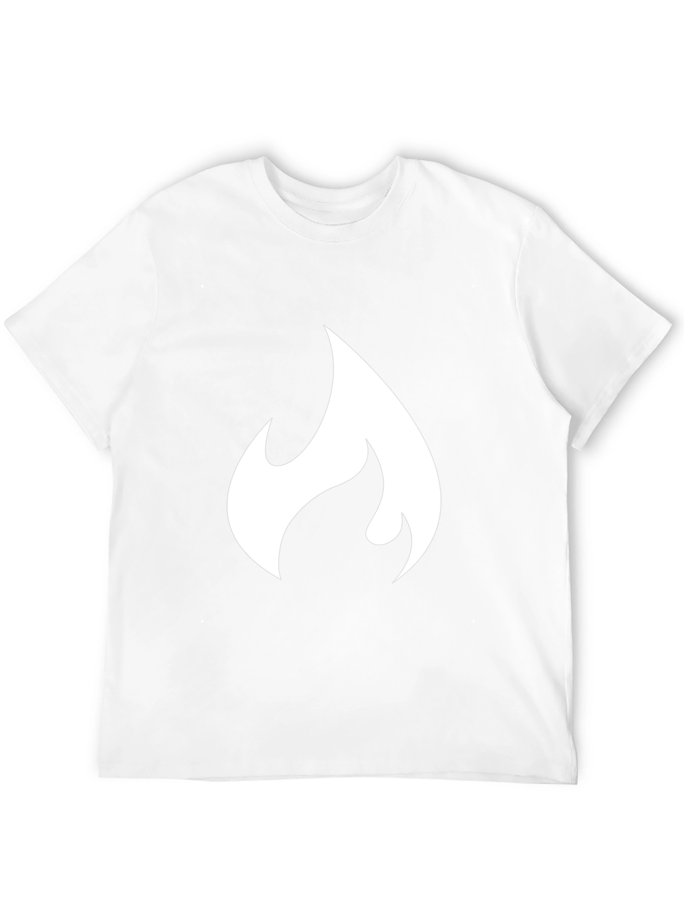 Flame Graphic Black T-Shirt