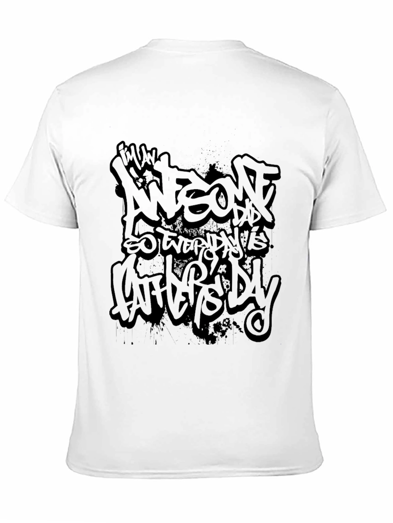 Awesome Dad Black T-Shirt