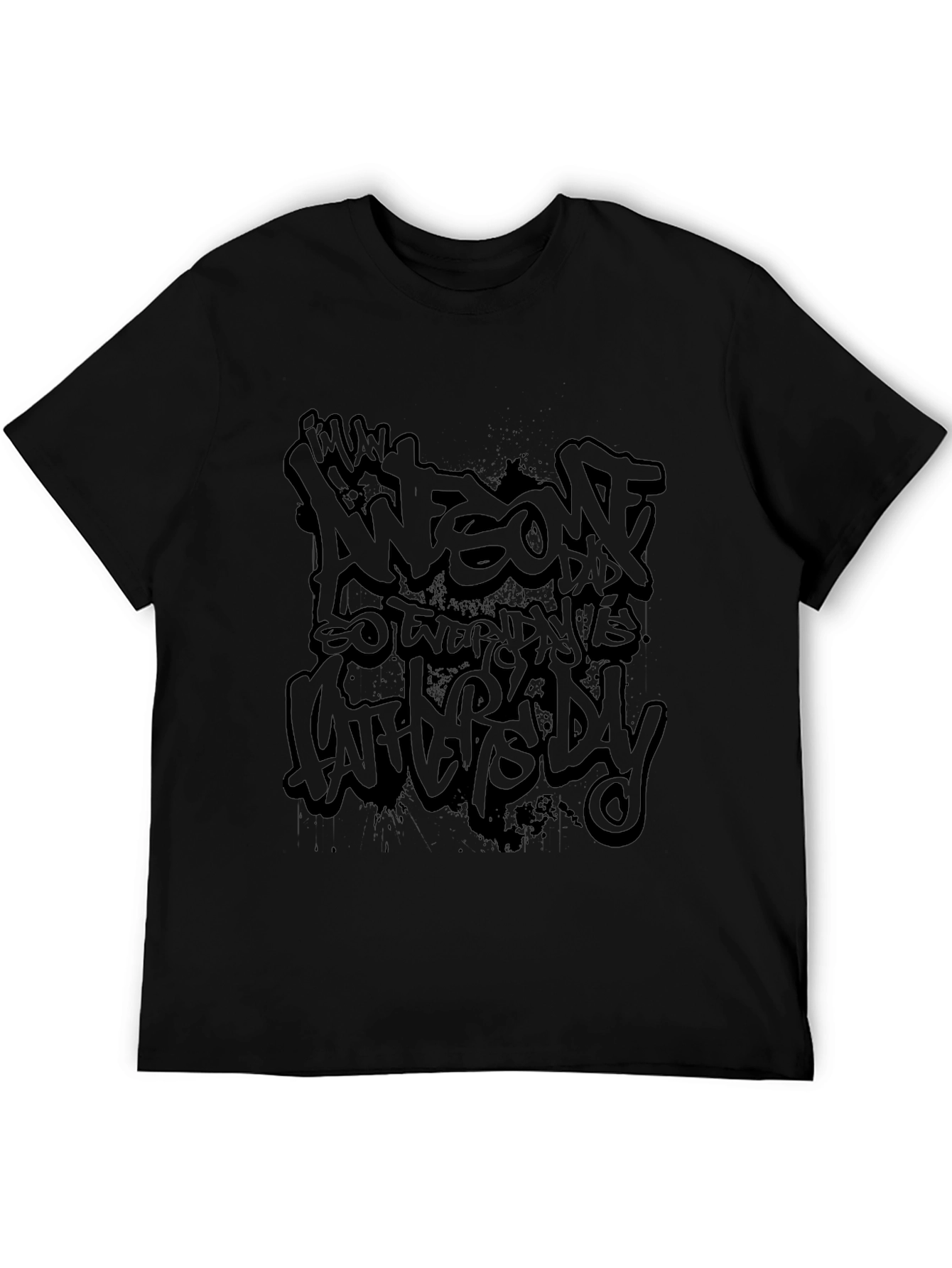 Awesome Dad Black T-Shirt