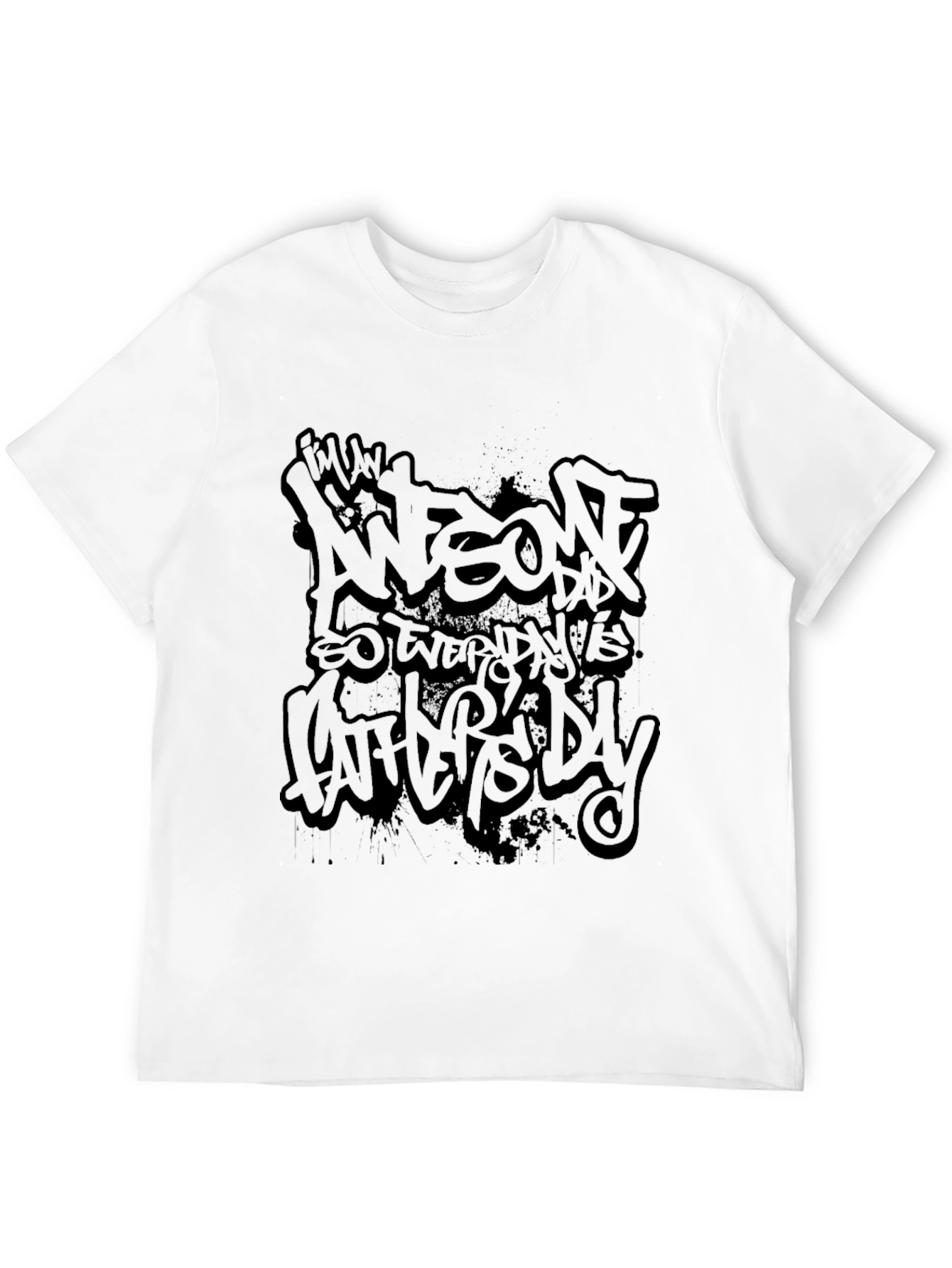 Awesome Dad Black T-Shirt