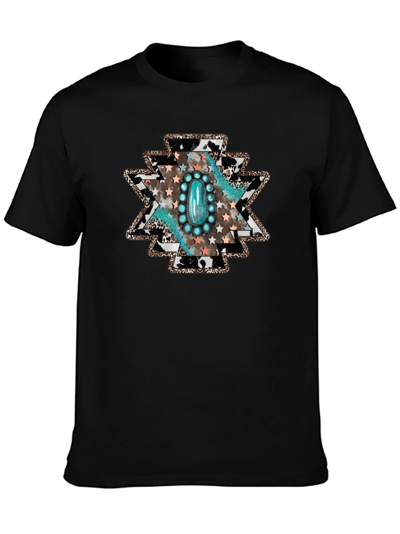 Turquoise Stone Southwestern Graphic Tee