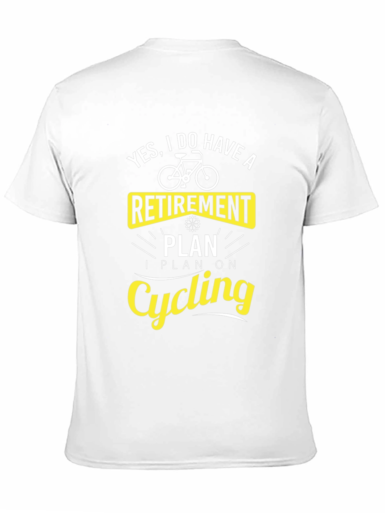 Cycling Retirement Plan T-Shirt - Black