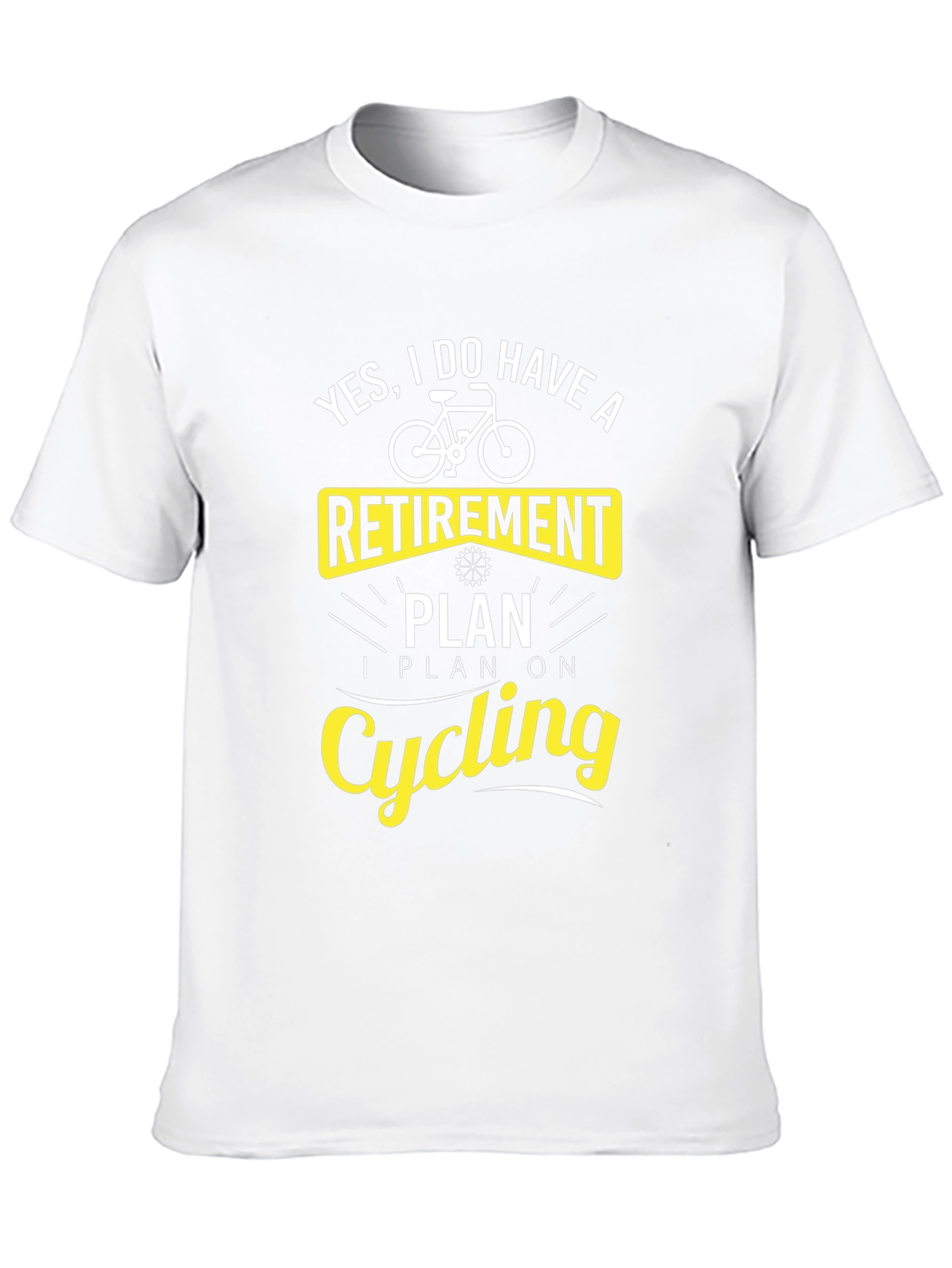 Cycling Retirement Plan T-Shirt - Black