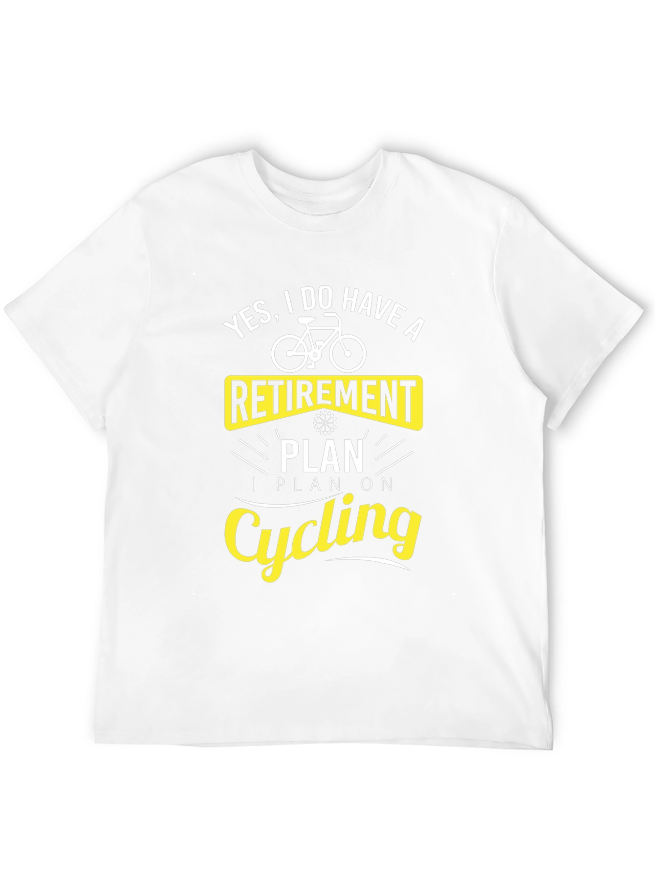 Cycling Retirement Plan T-Shirt - Black