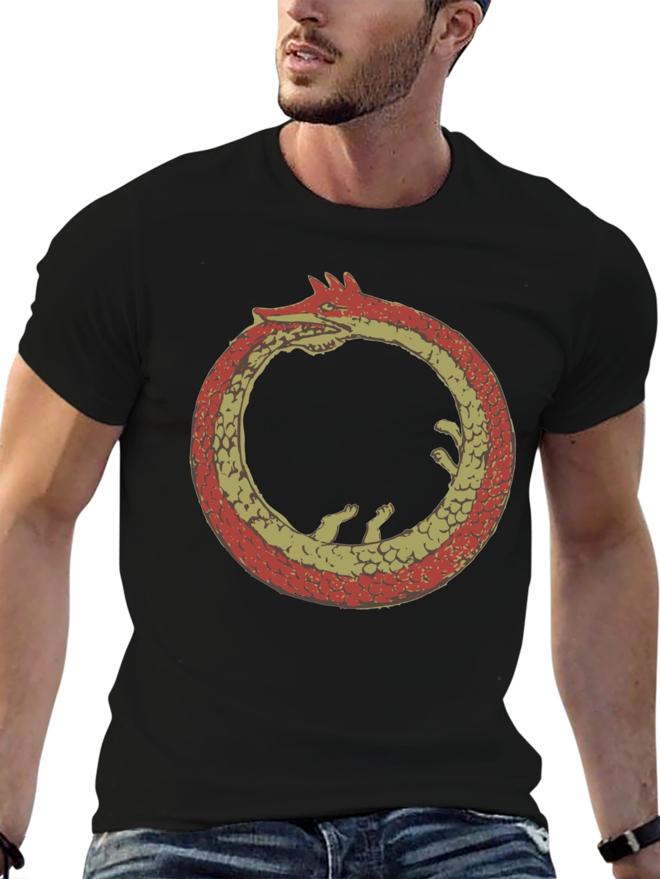 Ouroboros Dragon T-Shirt - Eternal Cycle