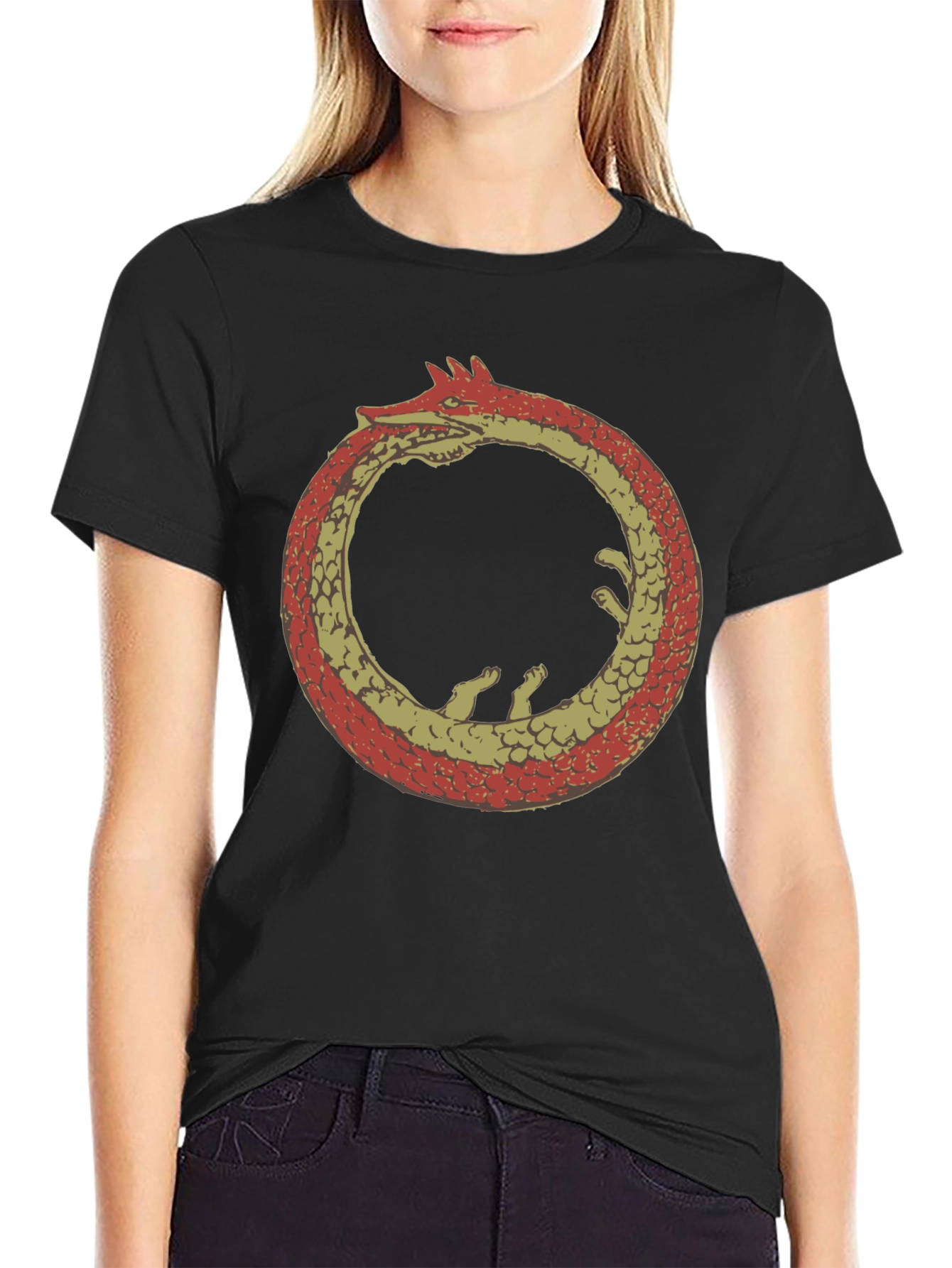 Ouroboros Dragon T-Shirt - Eternal Cycle