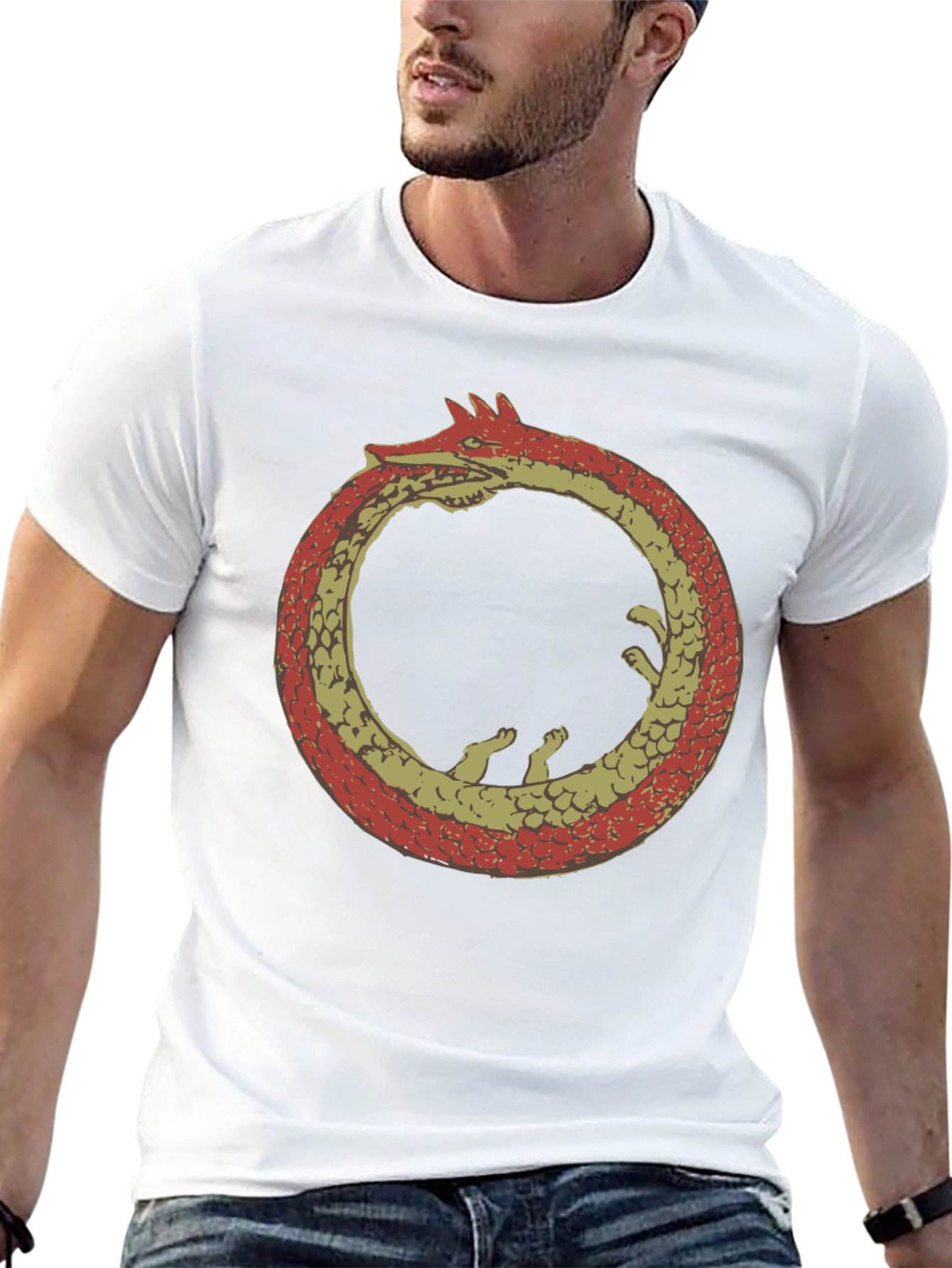 Ouroboros Dragon T-Shirt - Eternal Cycle
