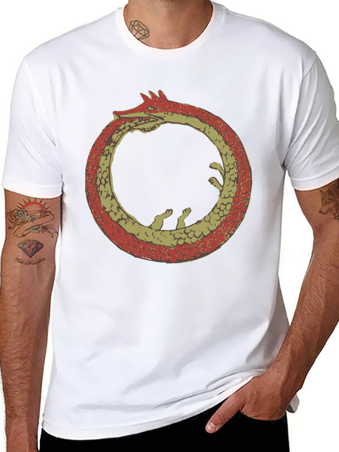 Ouroboros Dragon T-Shirt - Eternal Cycle