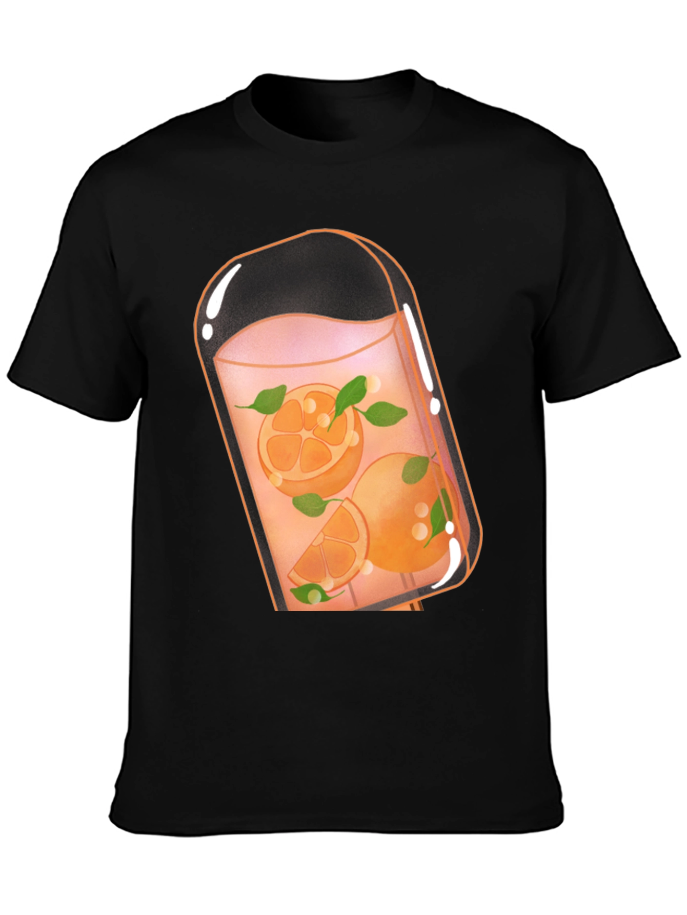 Orange Slice Drink Graphic T-Shirt