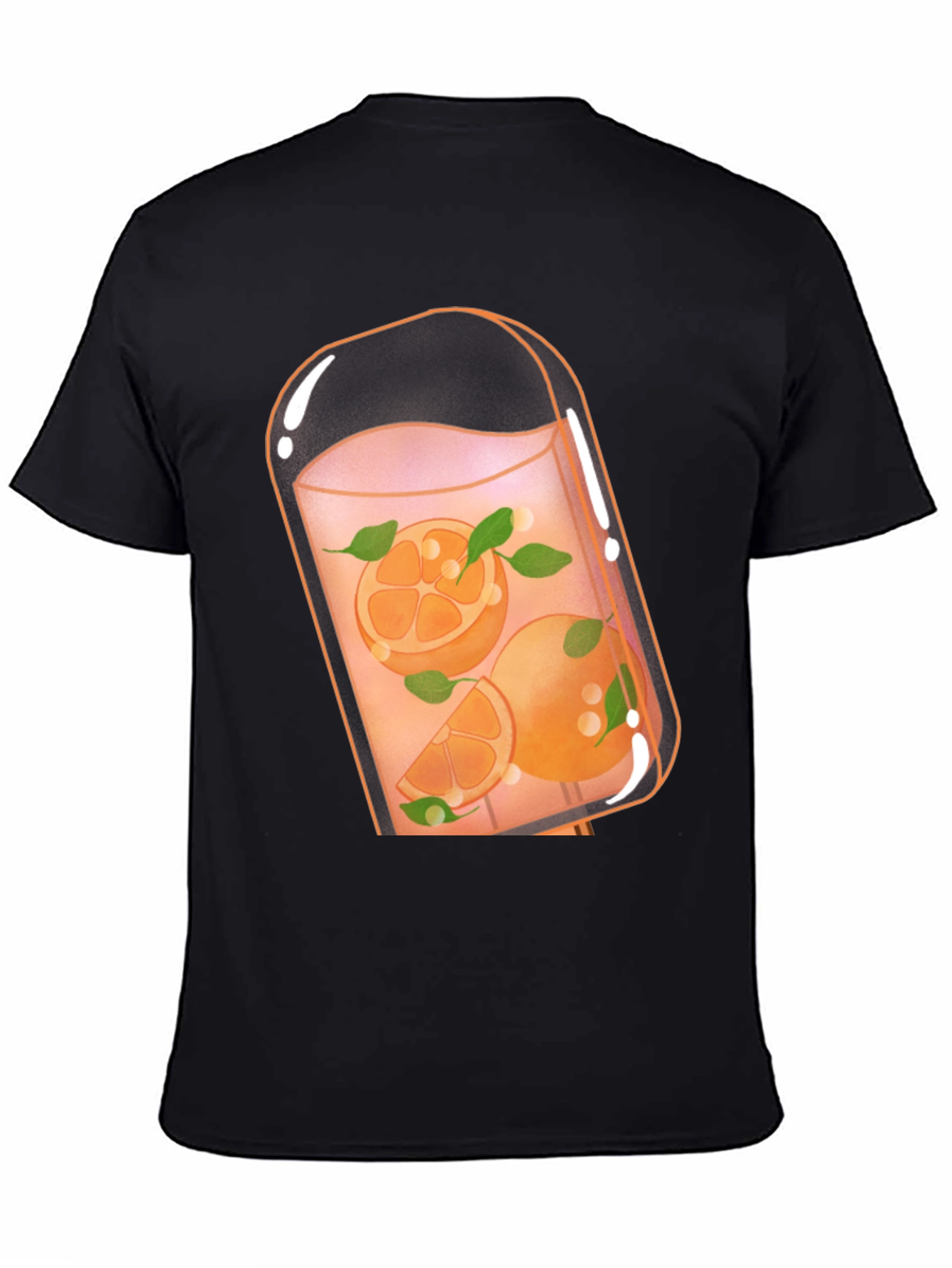 Orange Slice Drink Graphic T-Shirt