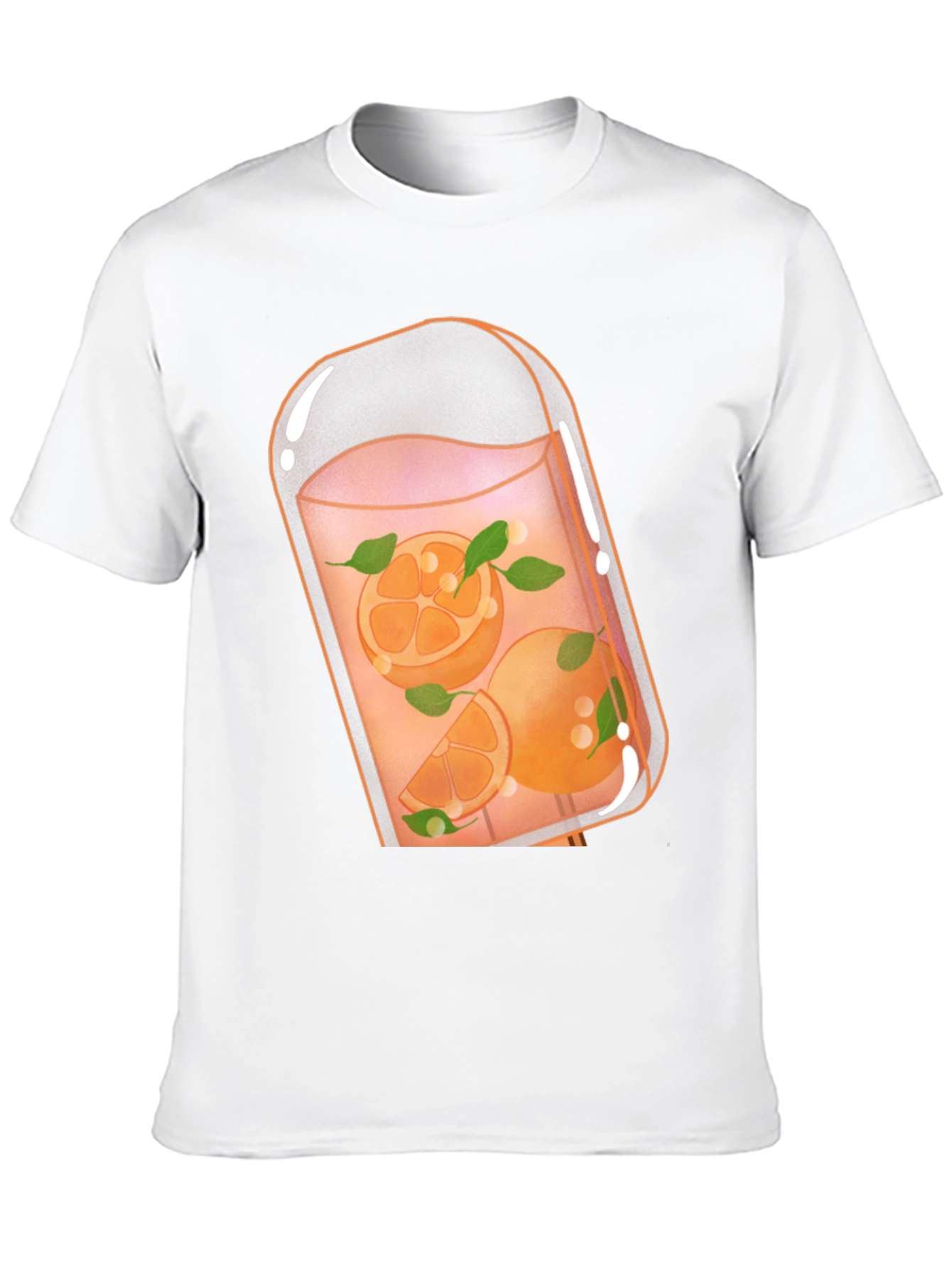 Orange Slice Drink Graphic T-Shirt