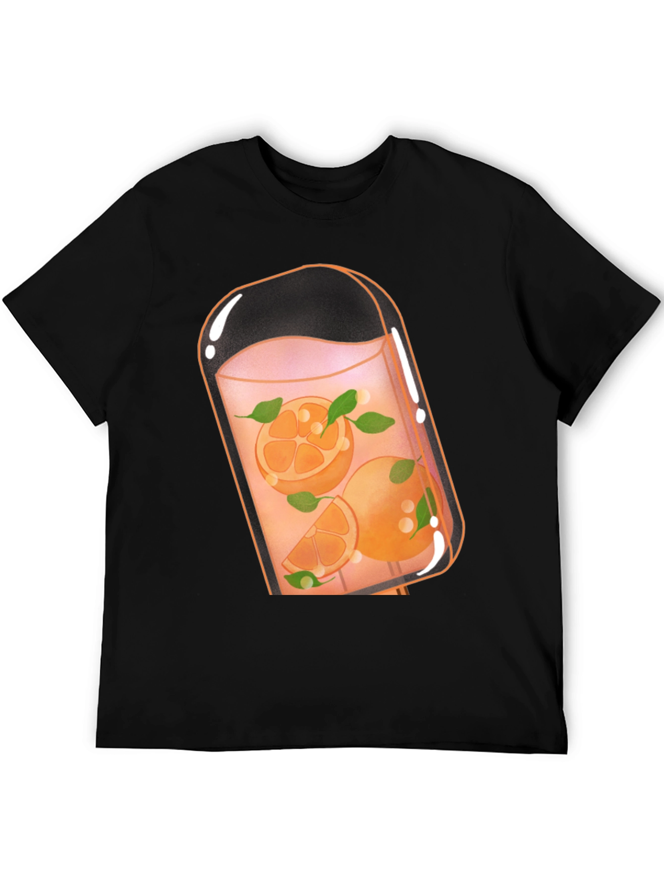 Orange Slice Drink Graphic T-Shirt