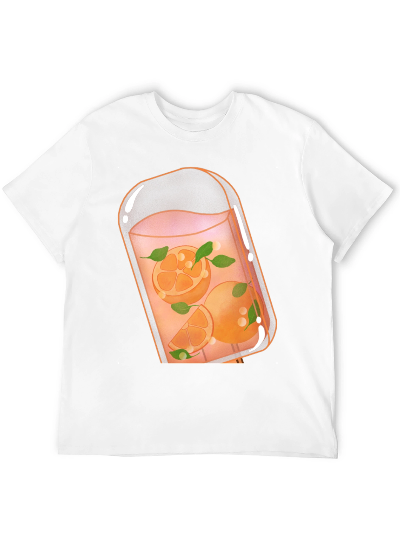 Orange Slice Drink Graphic T-Shirt