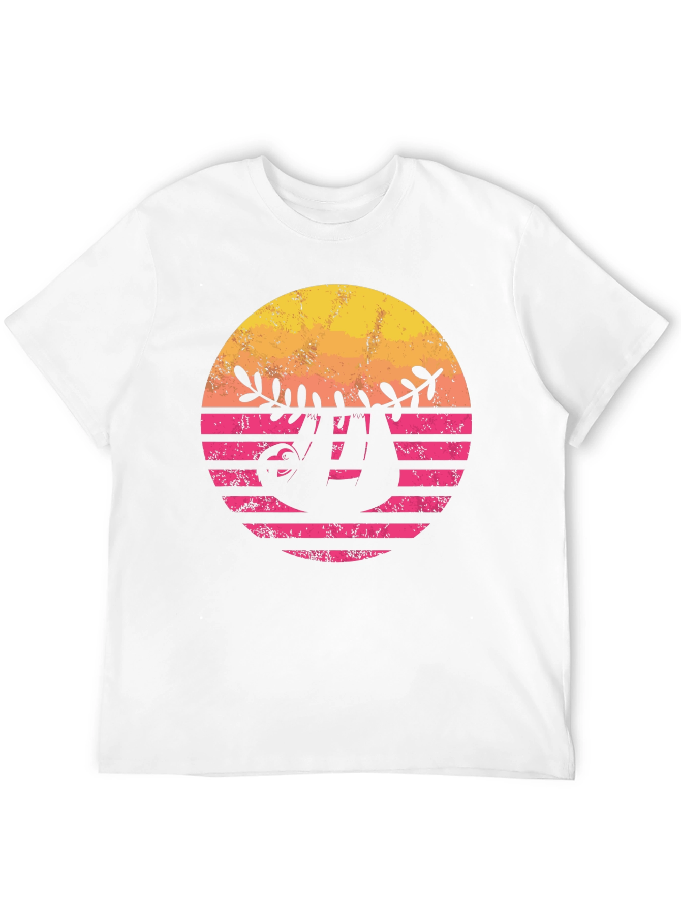 Retro Sloth T-Shirt - Hang Loose in Style