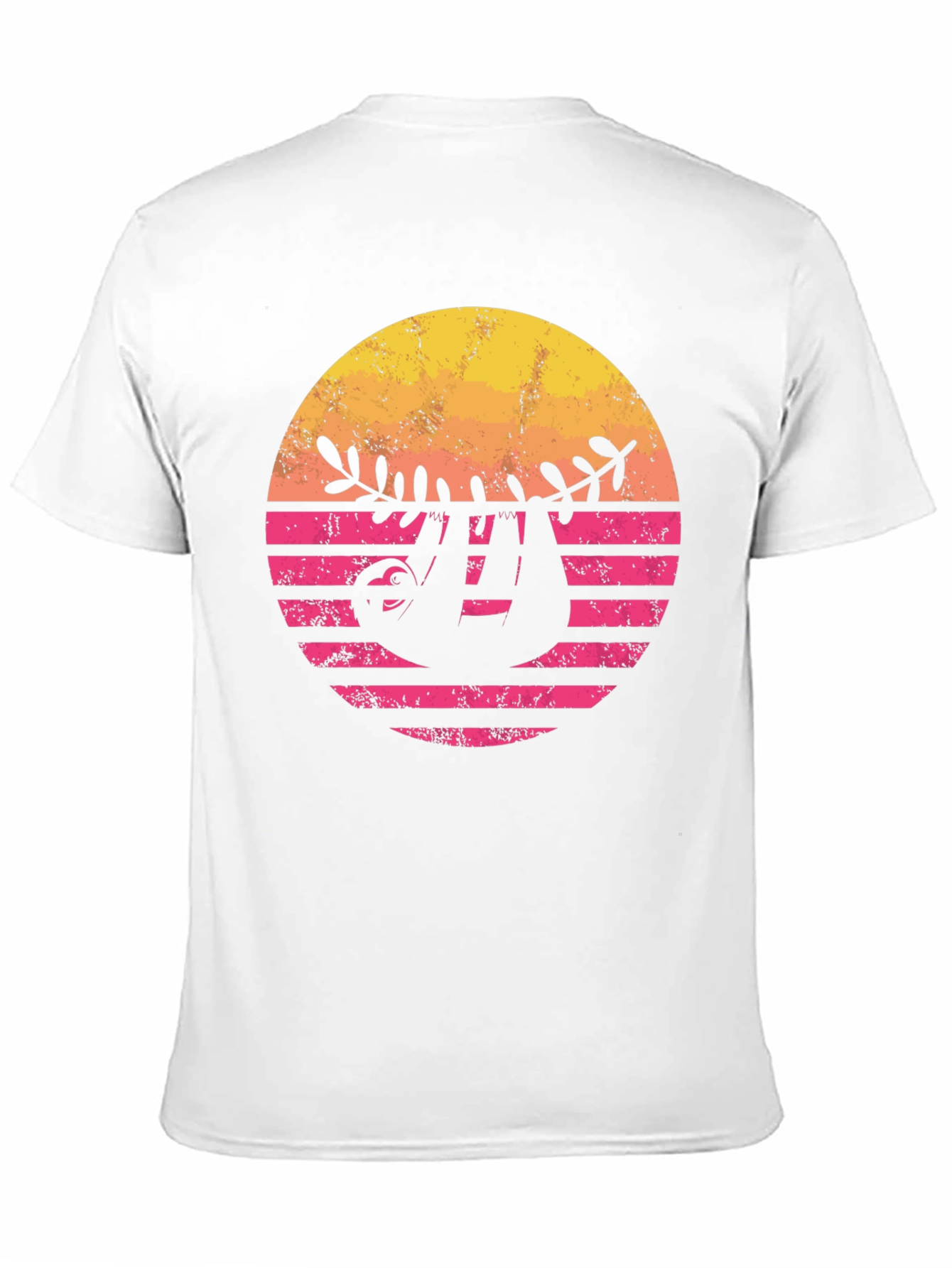 Retro Sloth T-Shirt - Hang Loose in Style