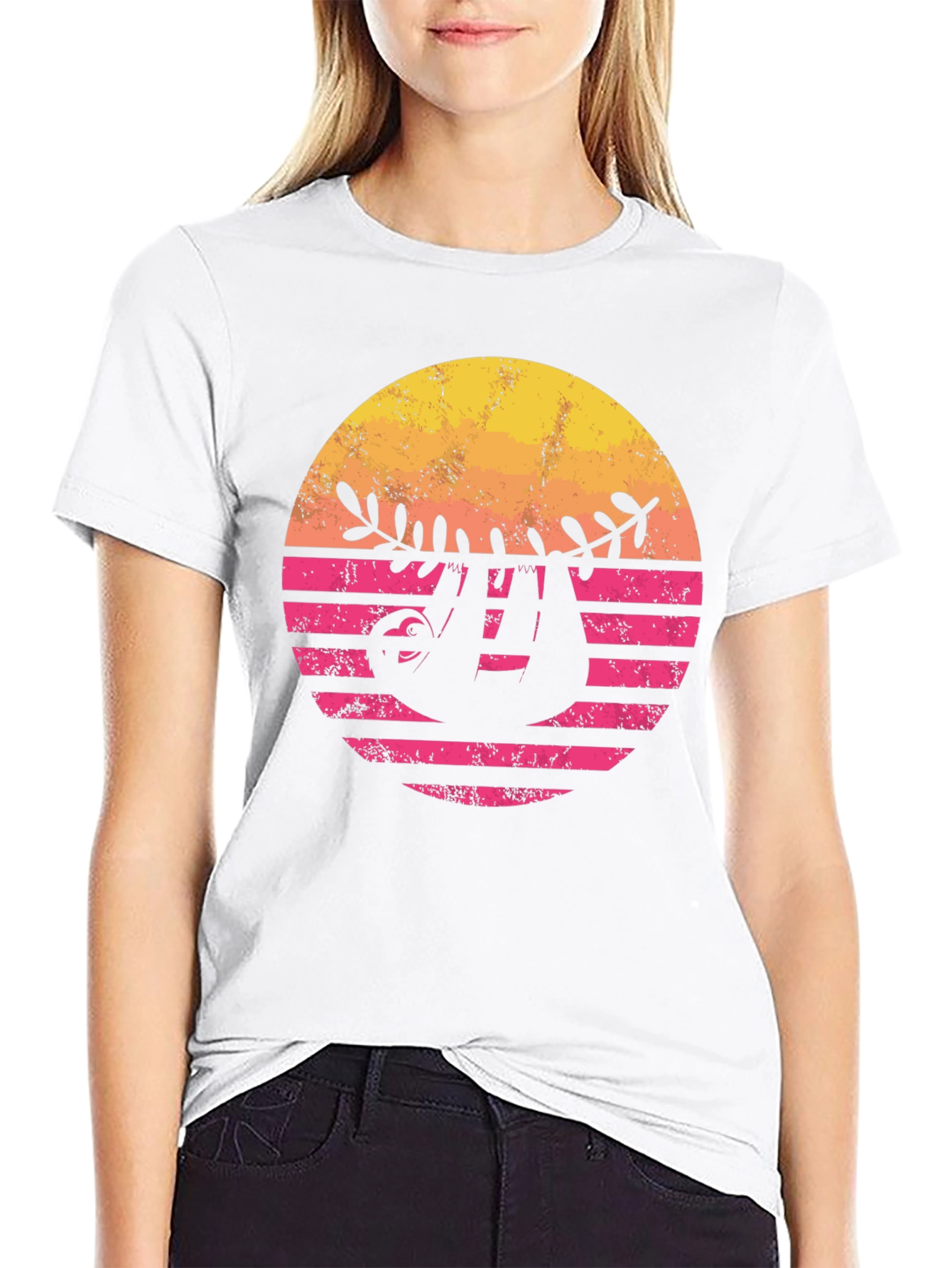 Retro Sloth T-Shirt - Hang Loose in Style