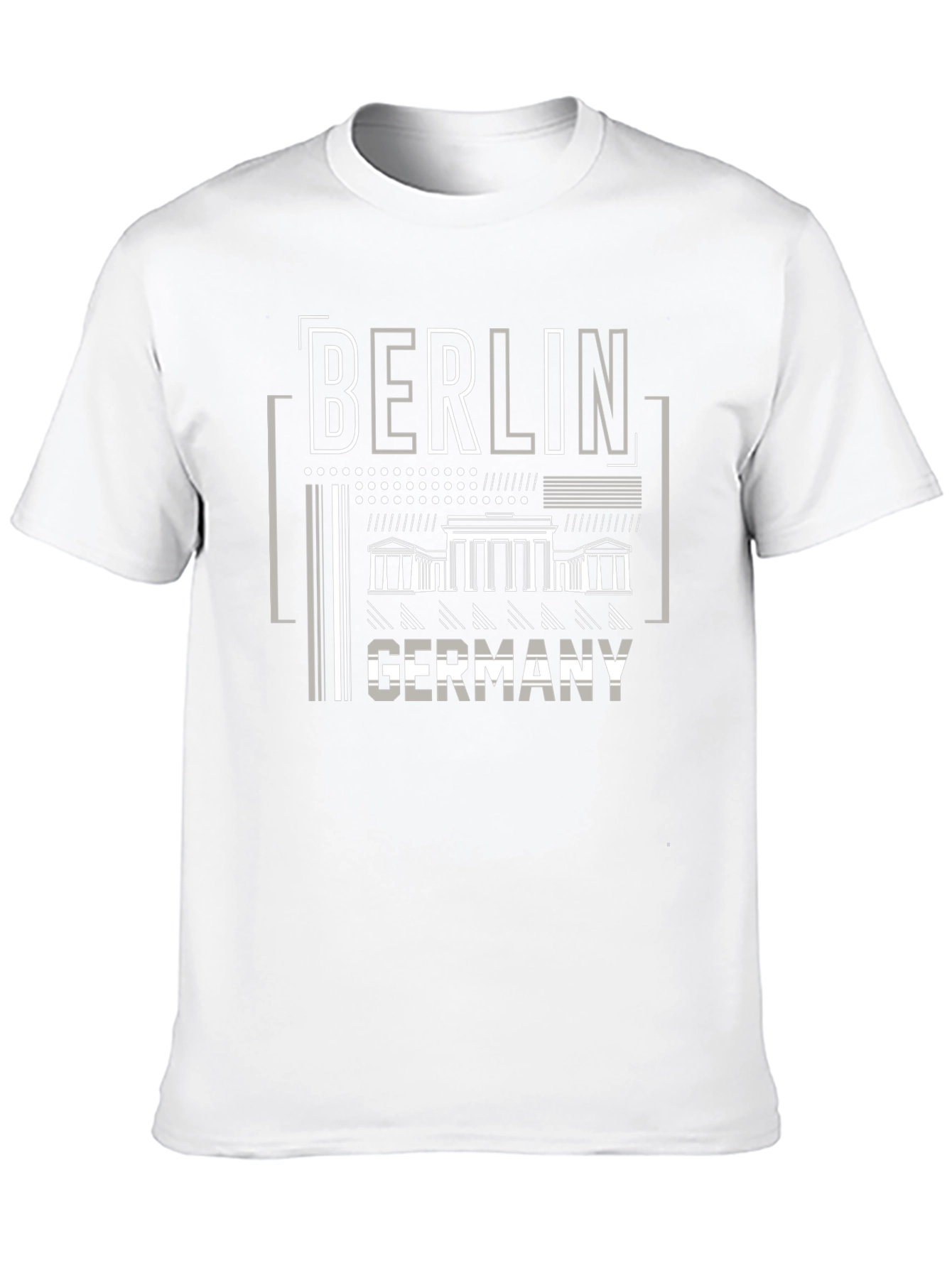 Berlin Germany Graphic Print Black T-Shirt