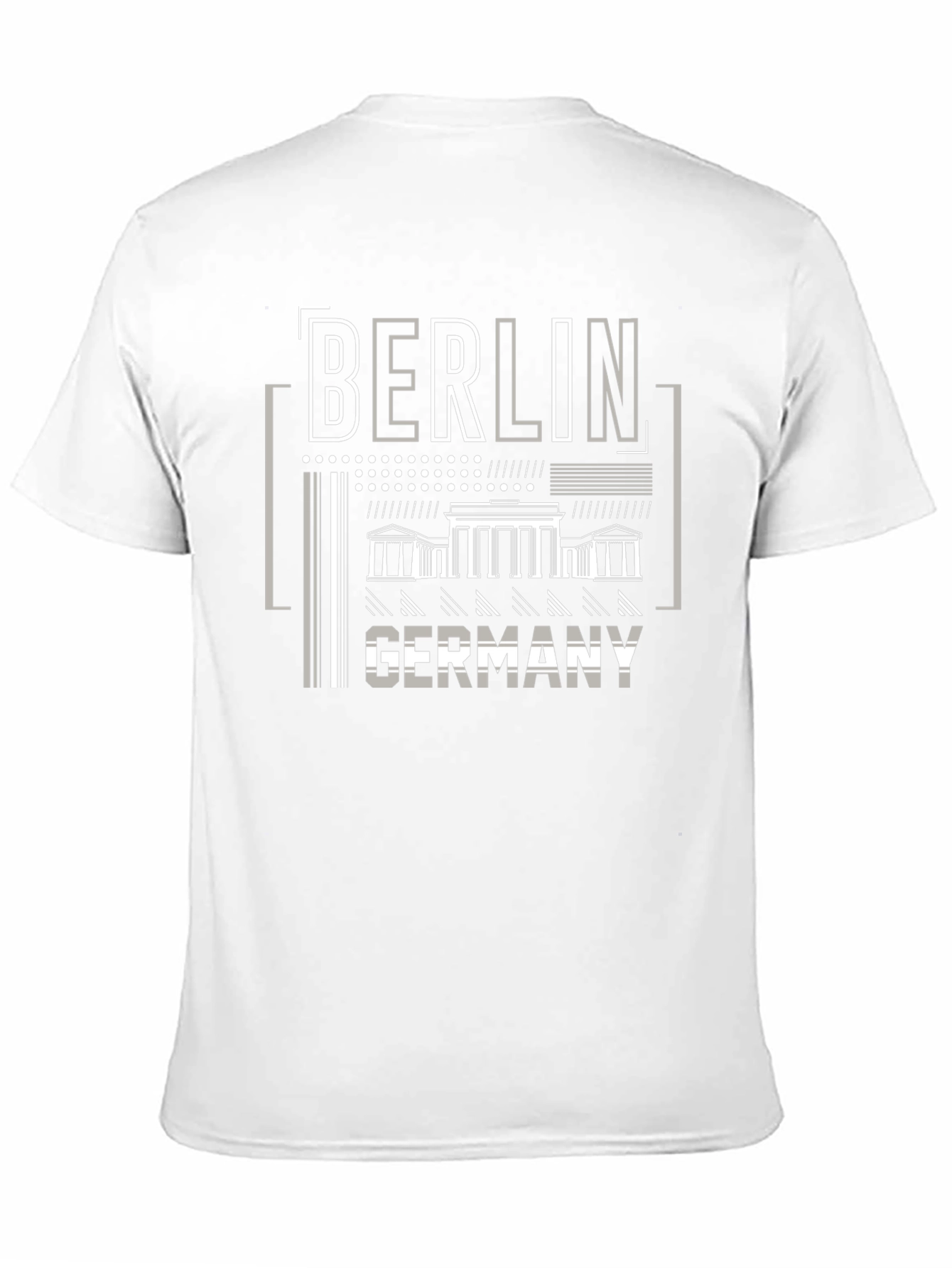 Berlin Germany Graphic Print Black T-Shirt