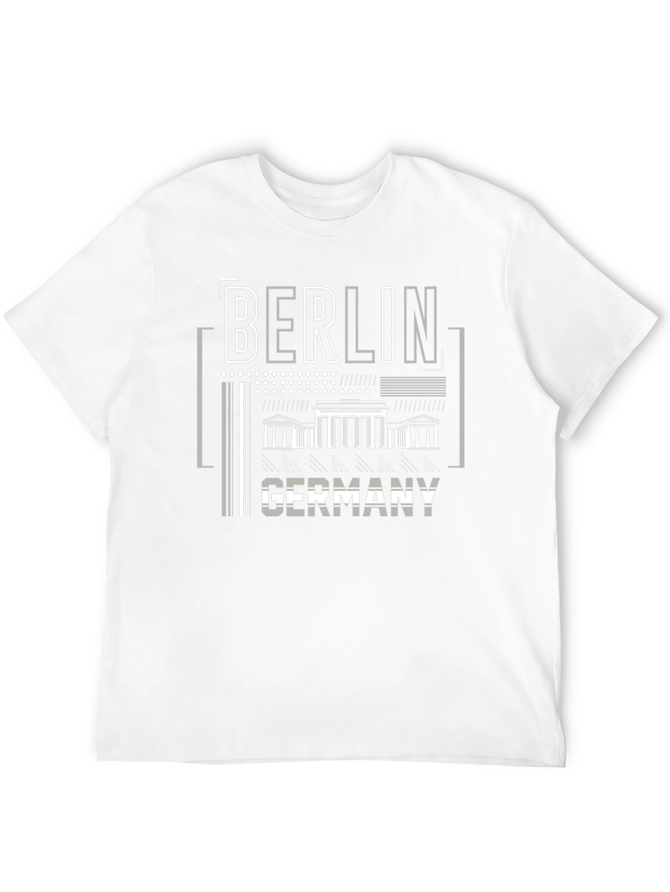 Berlin Germany Graphic Print Black T-Shirt