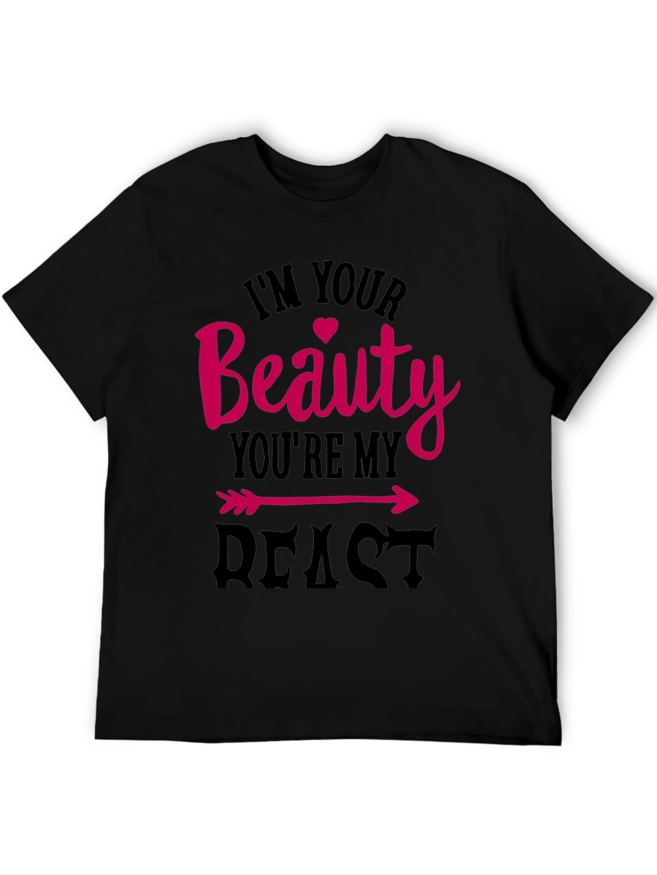Beauty and Beast Matching Couple T-Shirt