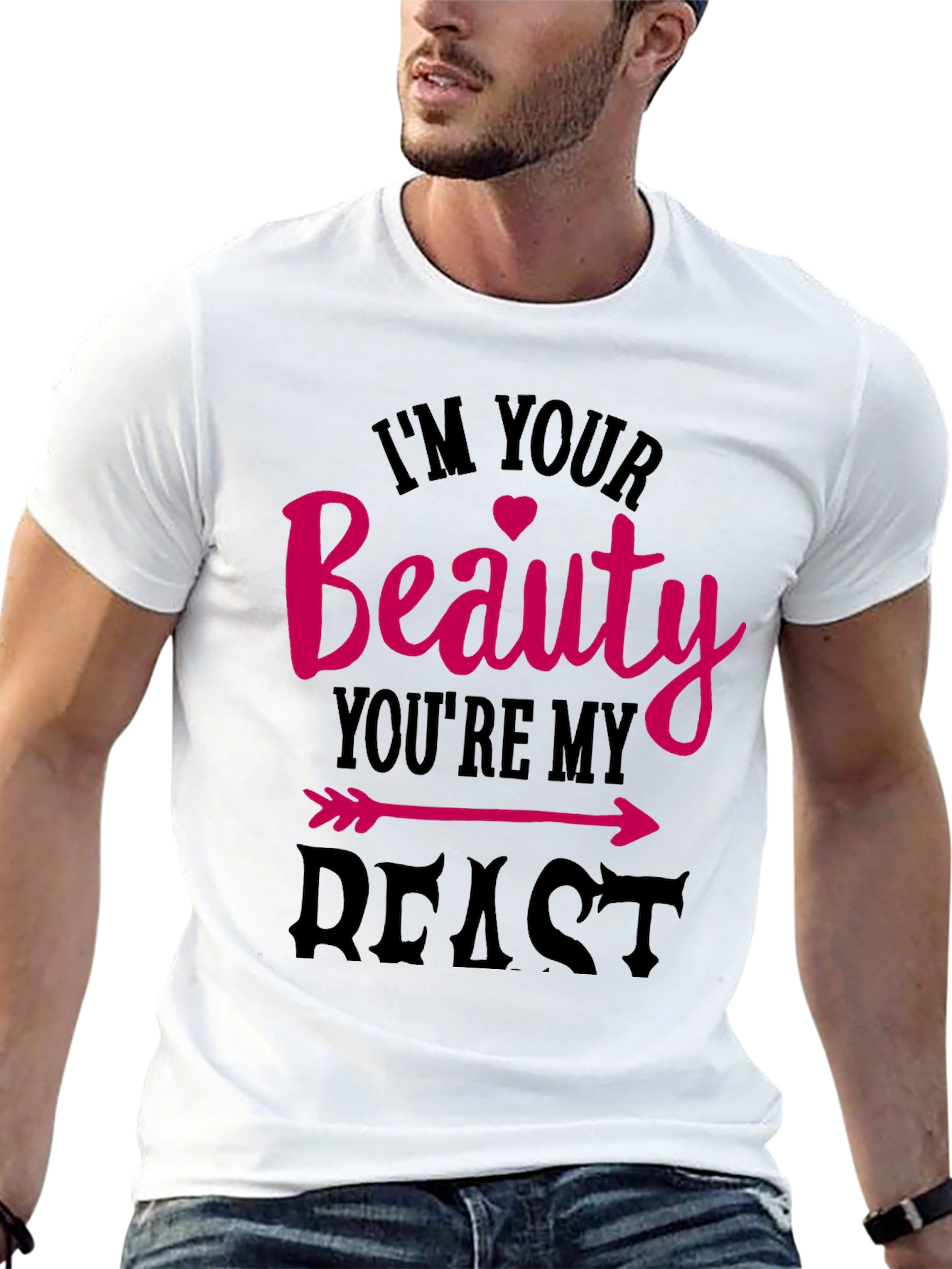 Beauty and Beast Matching Couple T-Shirt