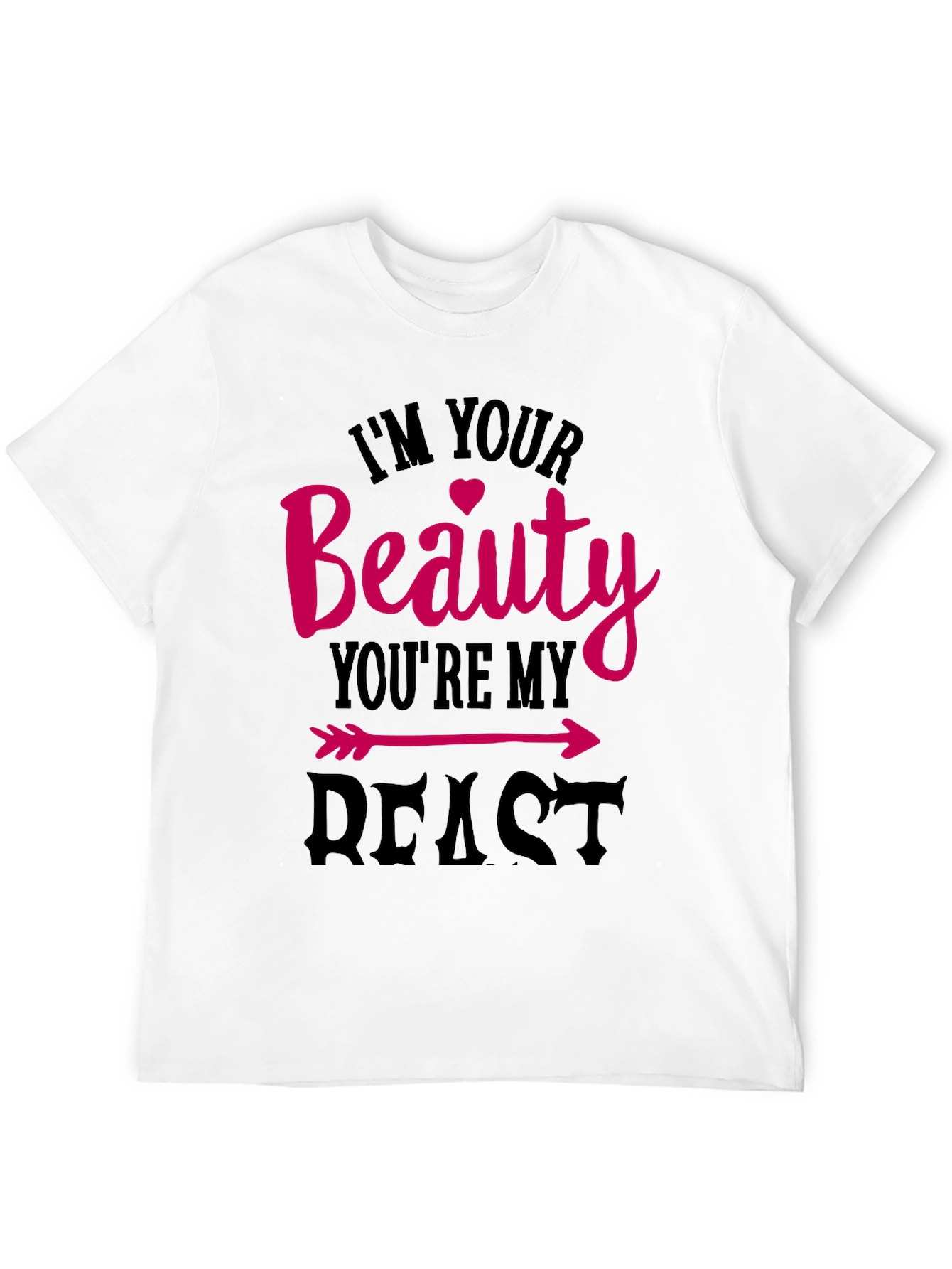 Beauty and Beast Matching Couple T-Shirt