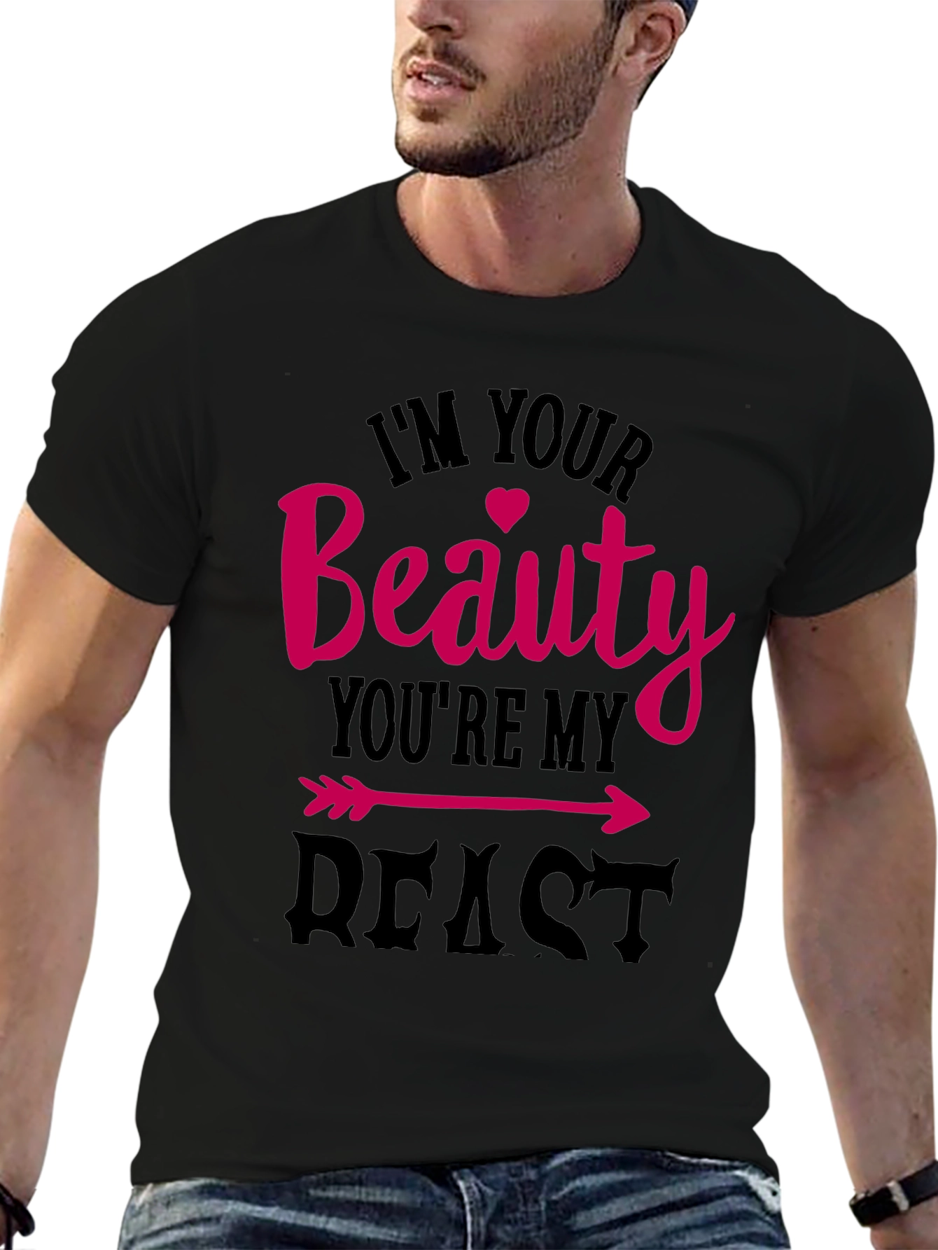 Beauty and Beast Matching Couple T-Shirt