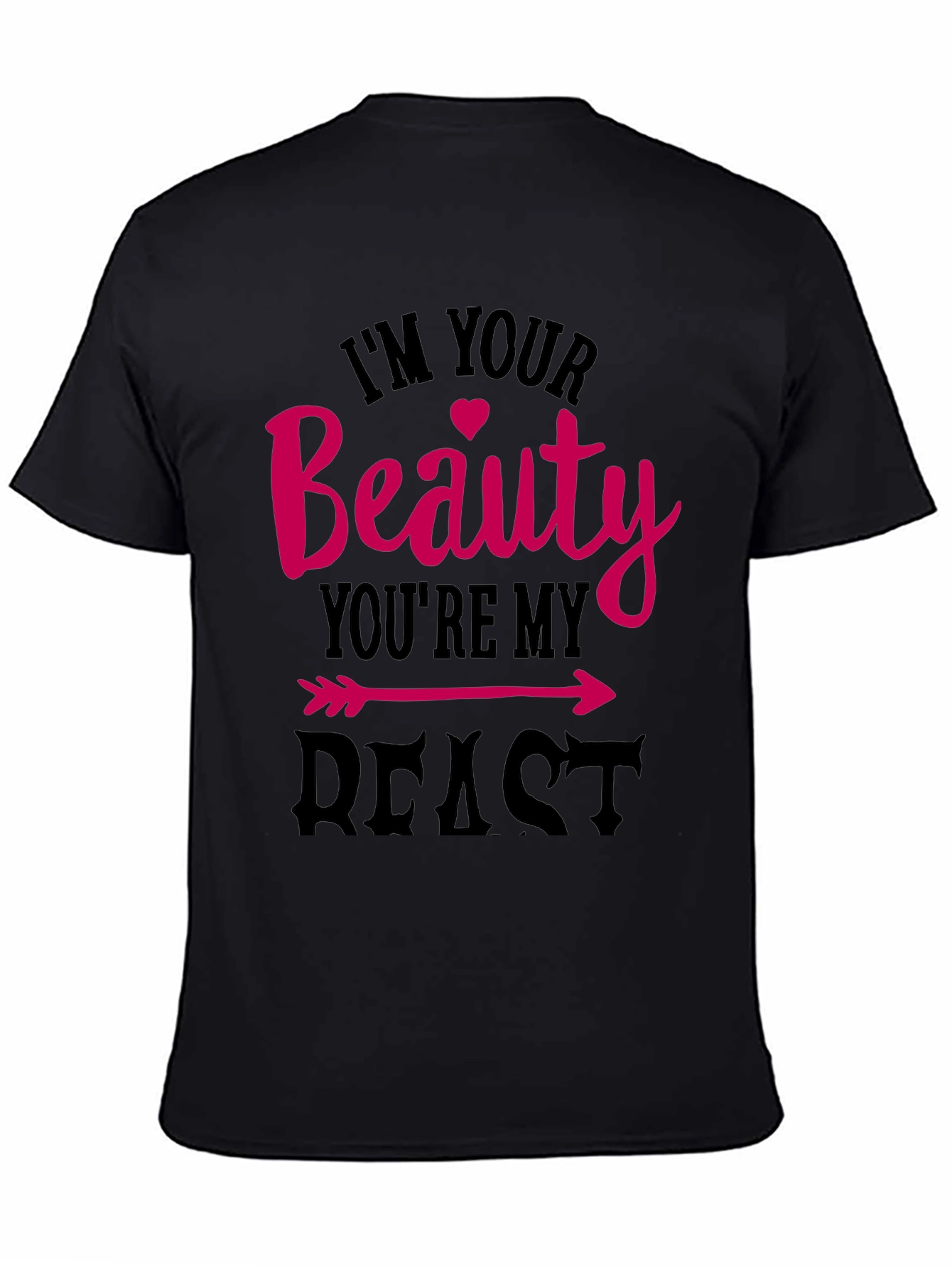 Beauty and Beast Matching Couple T-Shirt