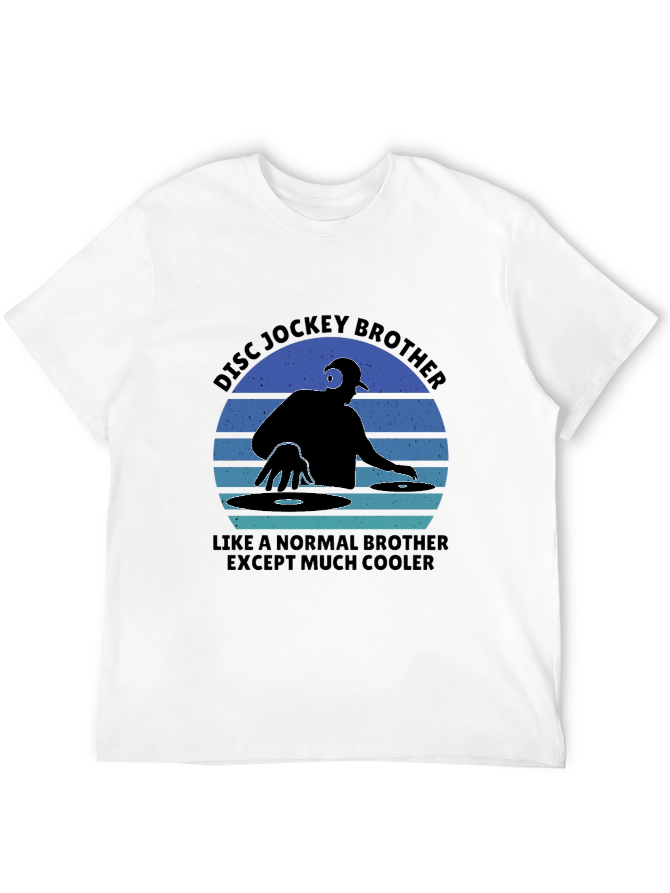 Cool Disc Jockey Brother Graphic Tee