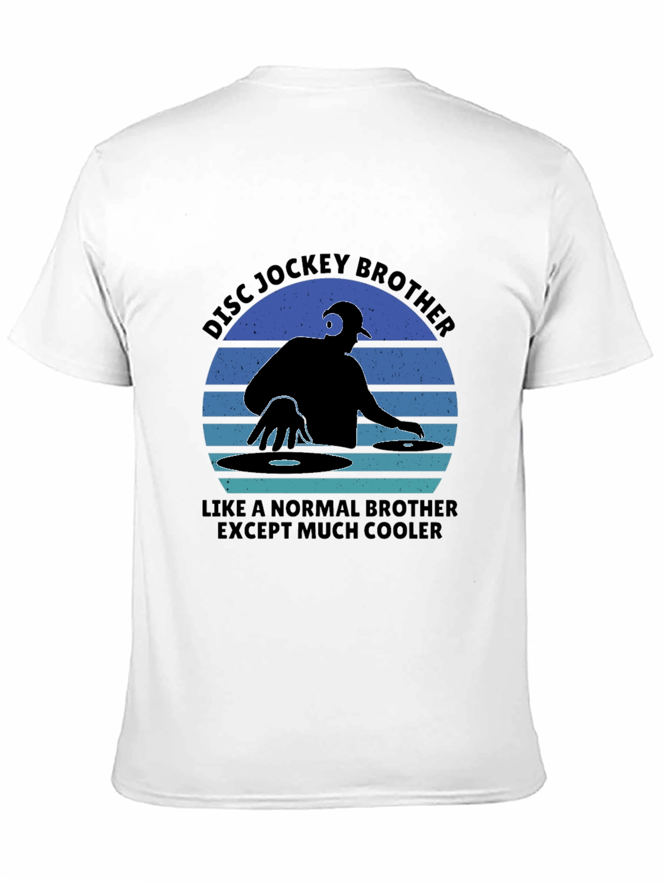 Cool Disc Jockey Brother Graphic Tee