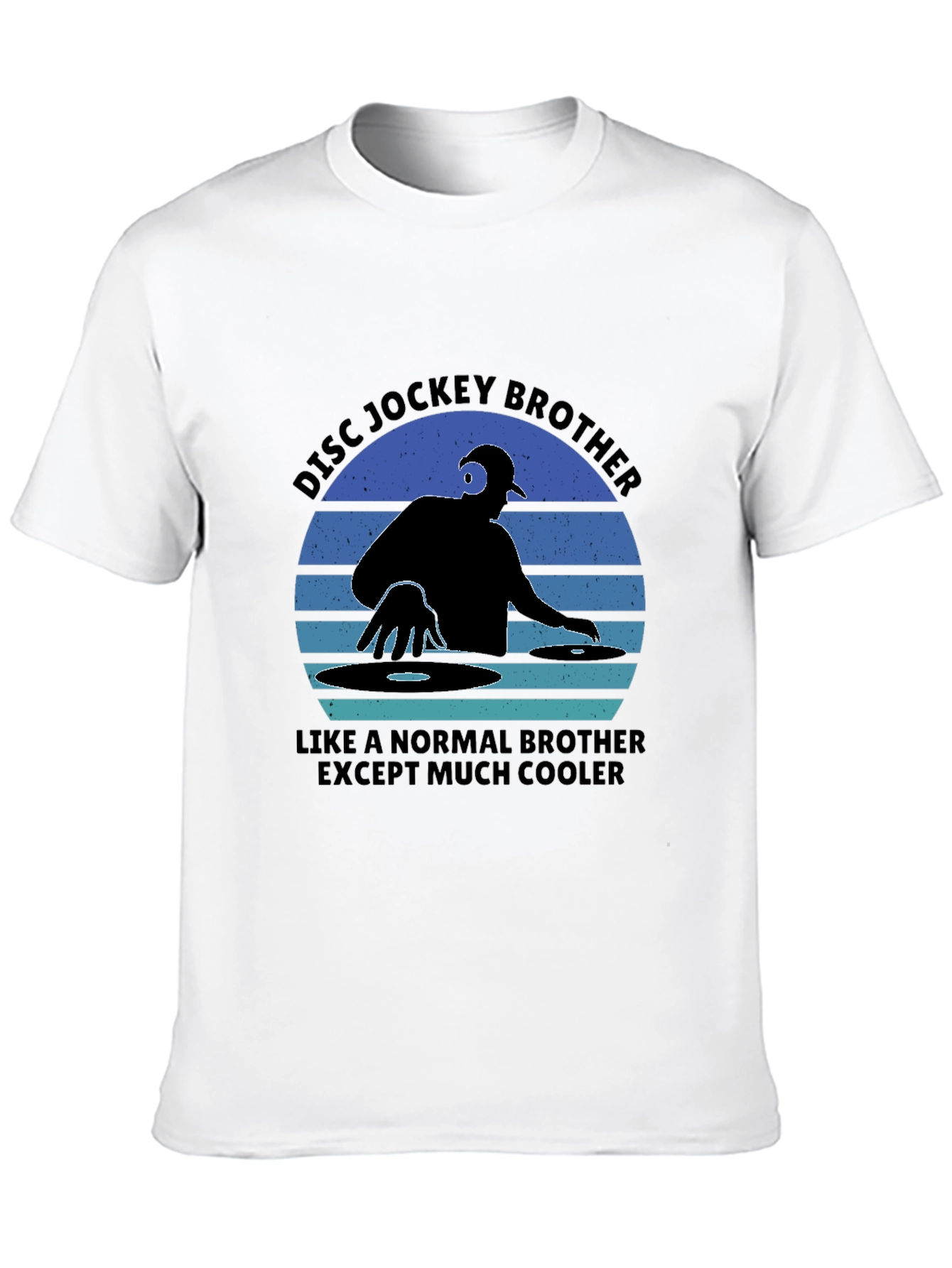 Cool Disc Jockey Brother Graphic Tee