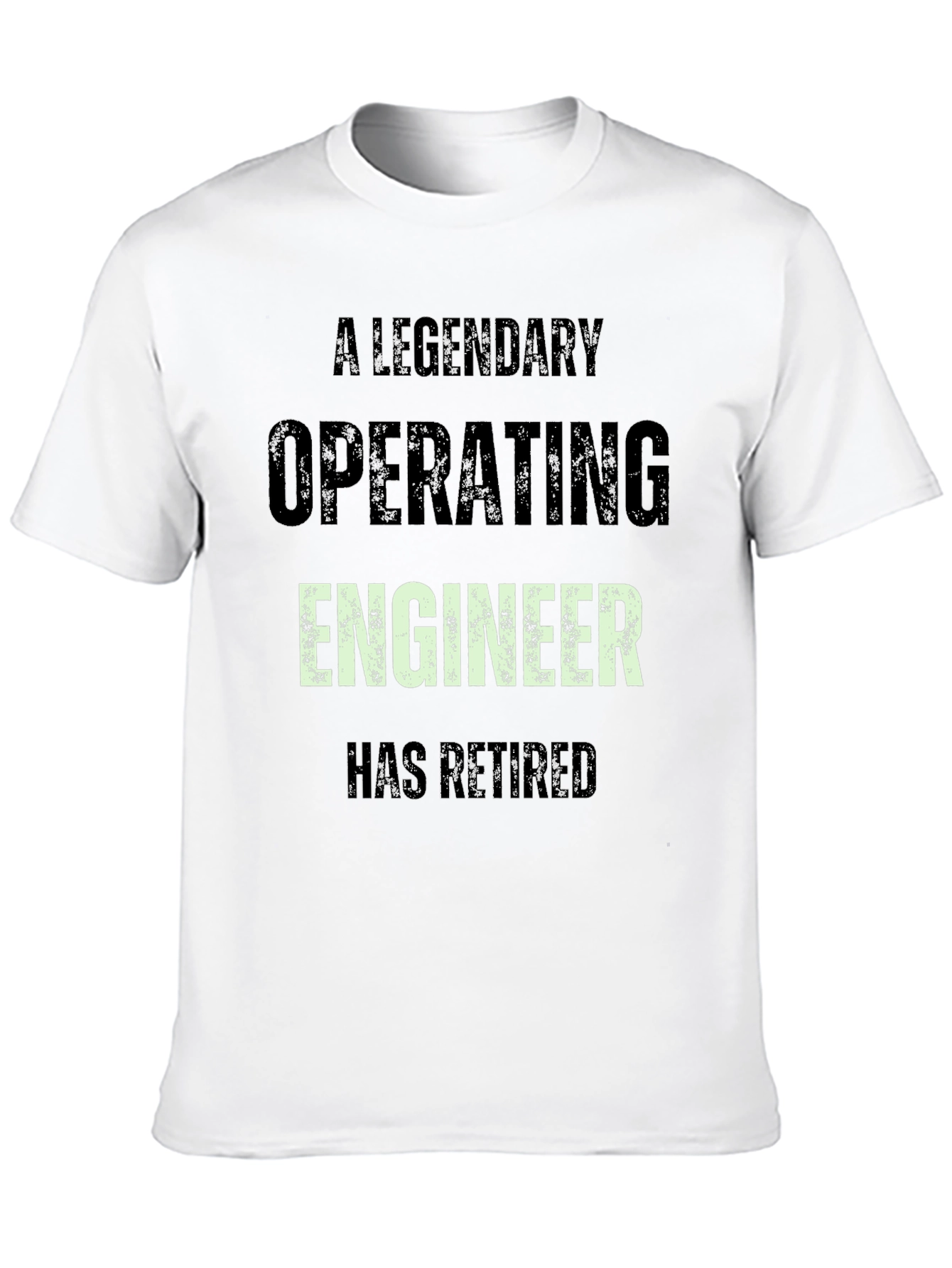 Legendary Operating Engineer Retired Black Tee