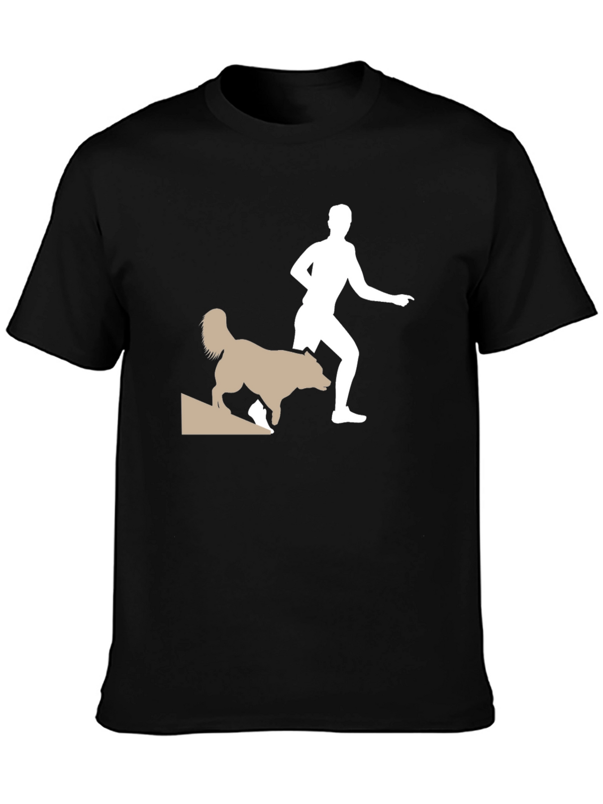 Trail Running Shirt - Man & Dog Adventure Tee