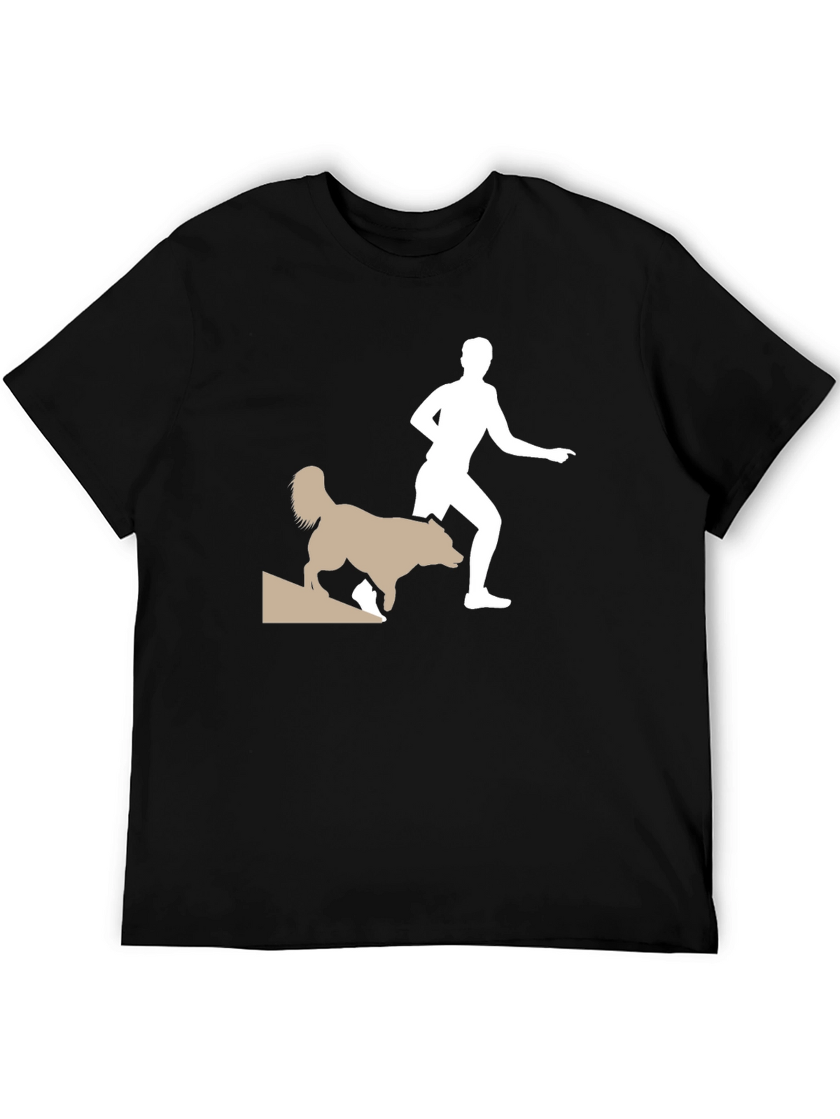 Trail Running Shirt - Man & Dog Adventure Tee